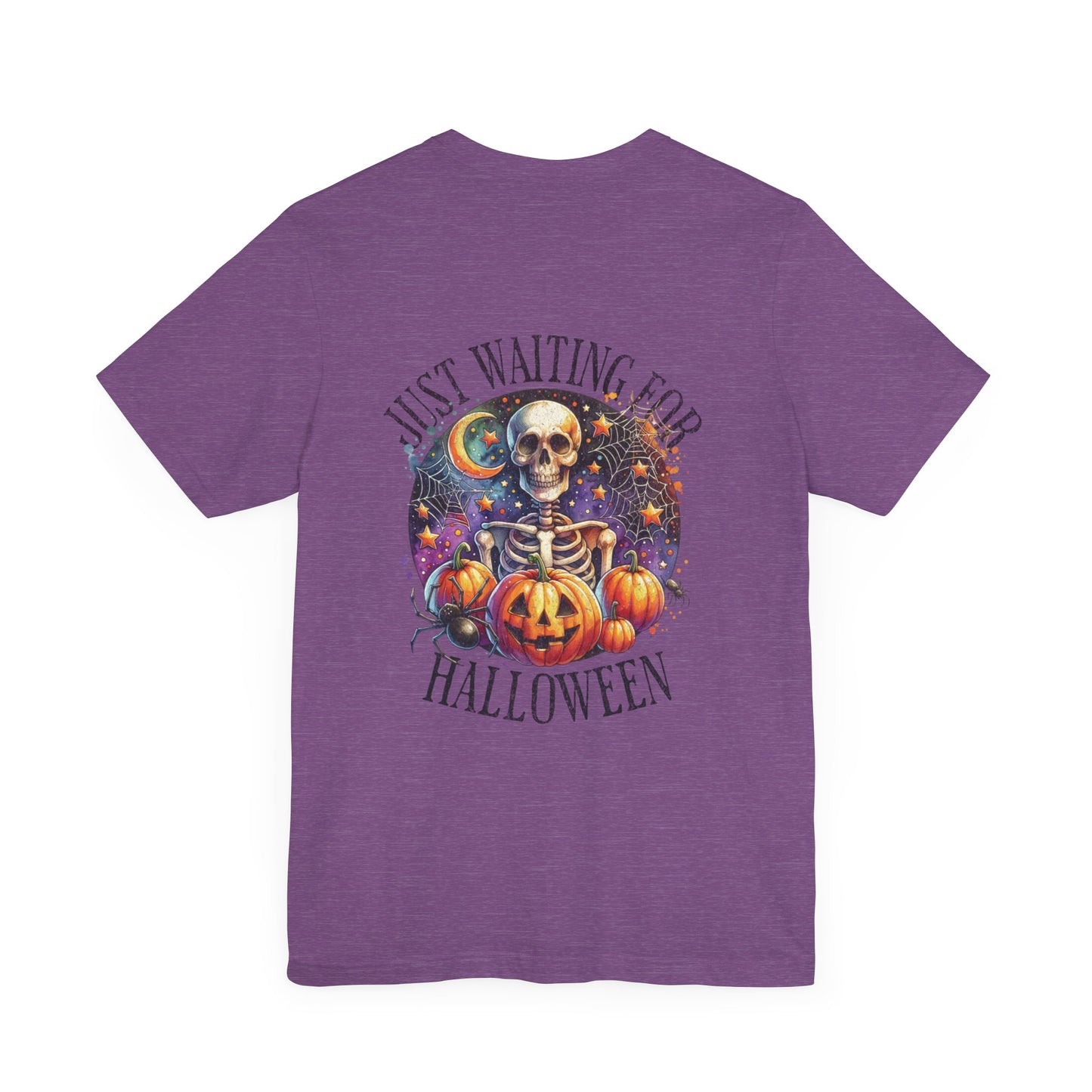 Just waiting for Halloween, Unisex Jersey Short Sleeve Tee (no sleeve design)