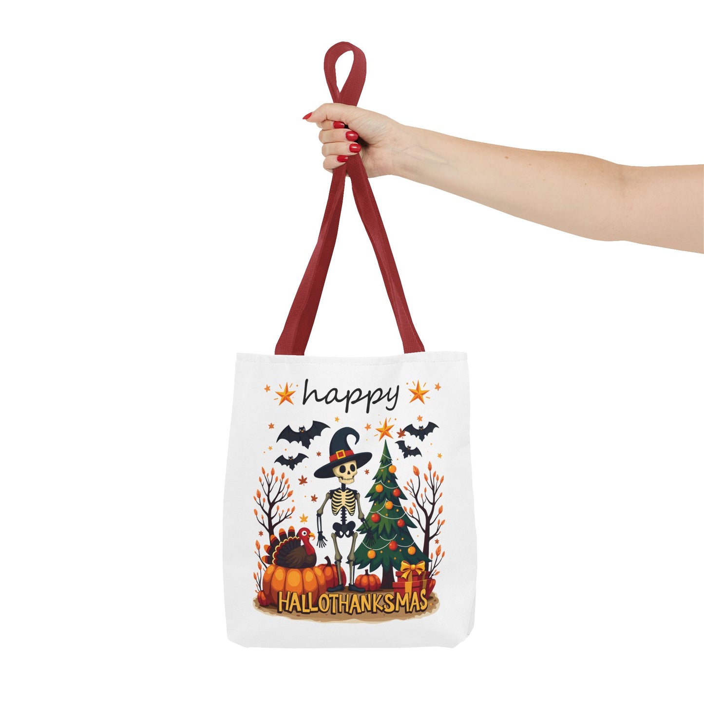 Happy hellothanksmas, Tote Bag (AOP)