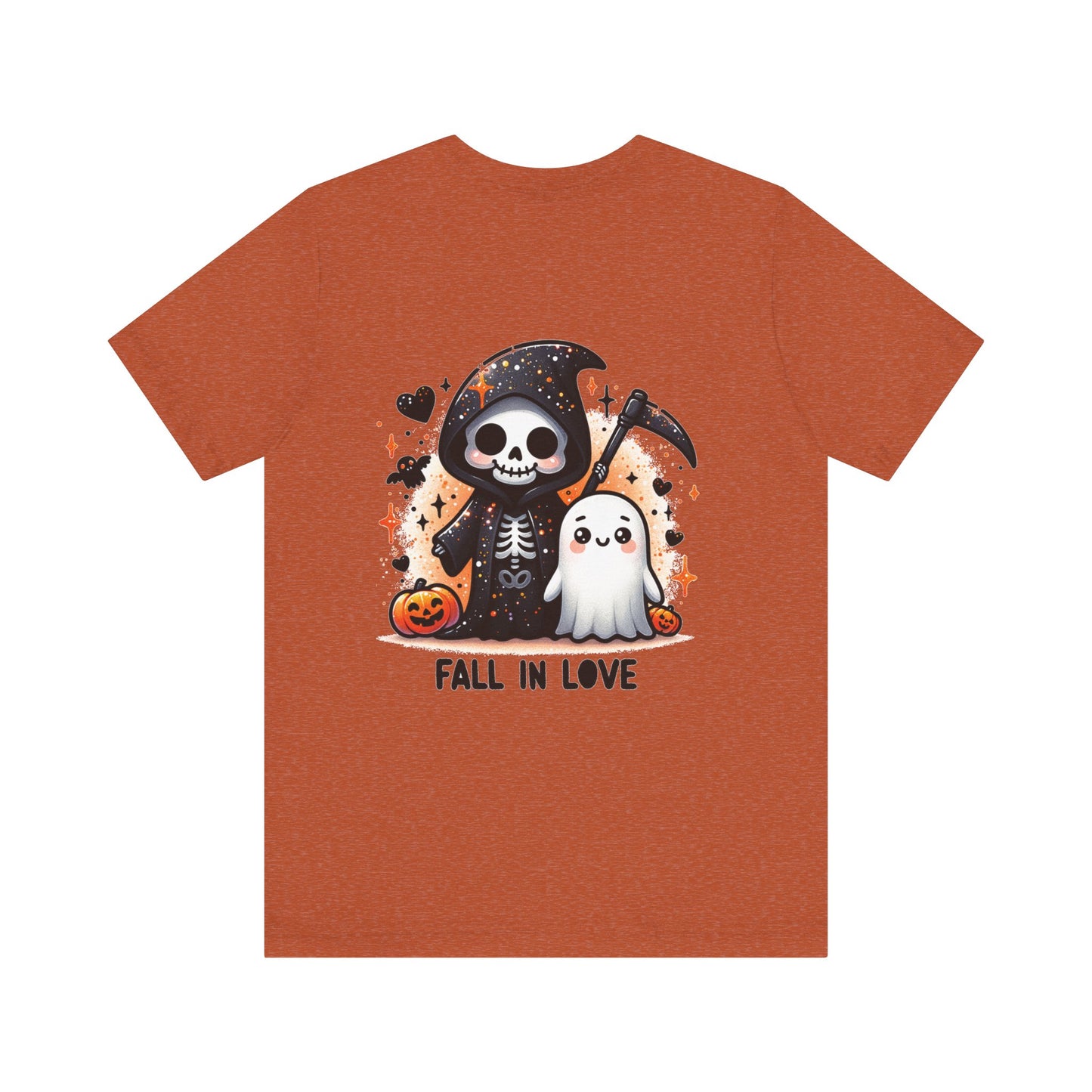 Fall in love , Unisex Jersey Short Sleeve Tee