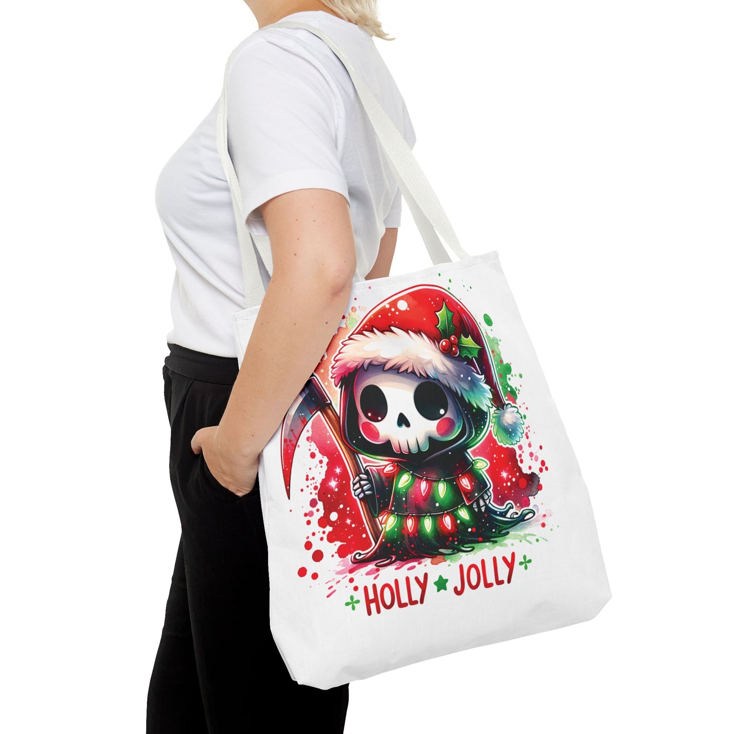 Holly jolly, Tote Bag (AOP)