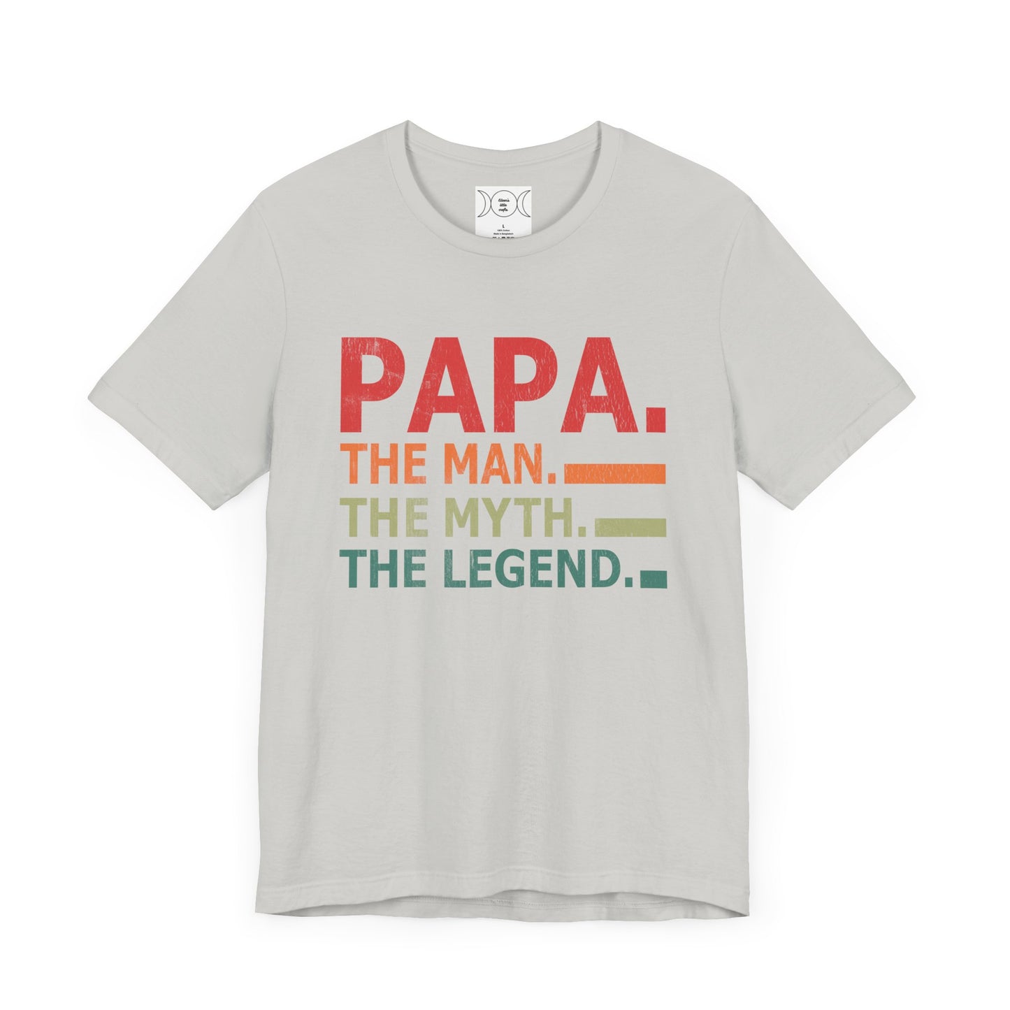 Papa, Unisex Jersey Short Sleeve Tee (no arm design)