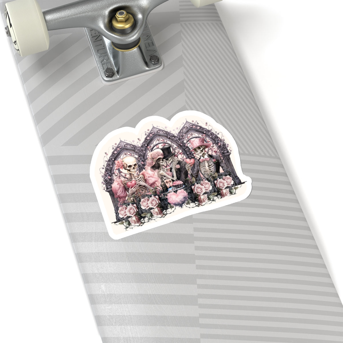 Even in death… we never part, Kiss-Cut Stickers