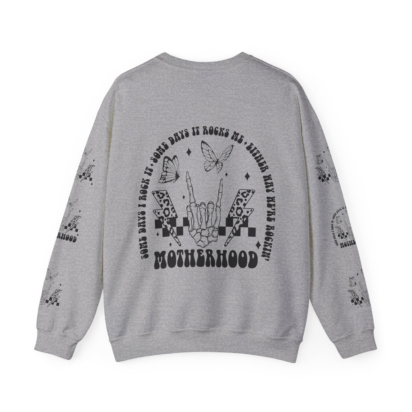 Motherhood , ™ Crewneck Sweatshirt ( side arm design)