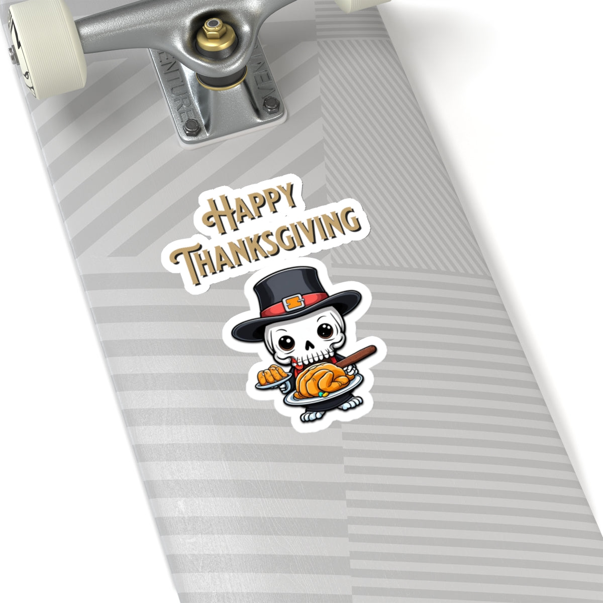 Happy thanksgiving, Kiss-Cut Stickers