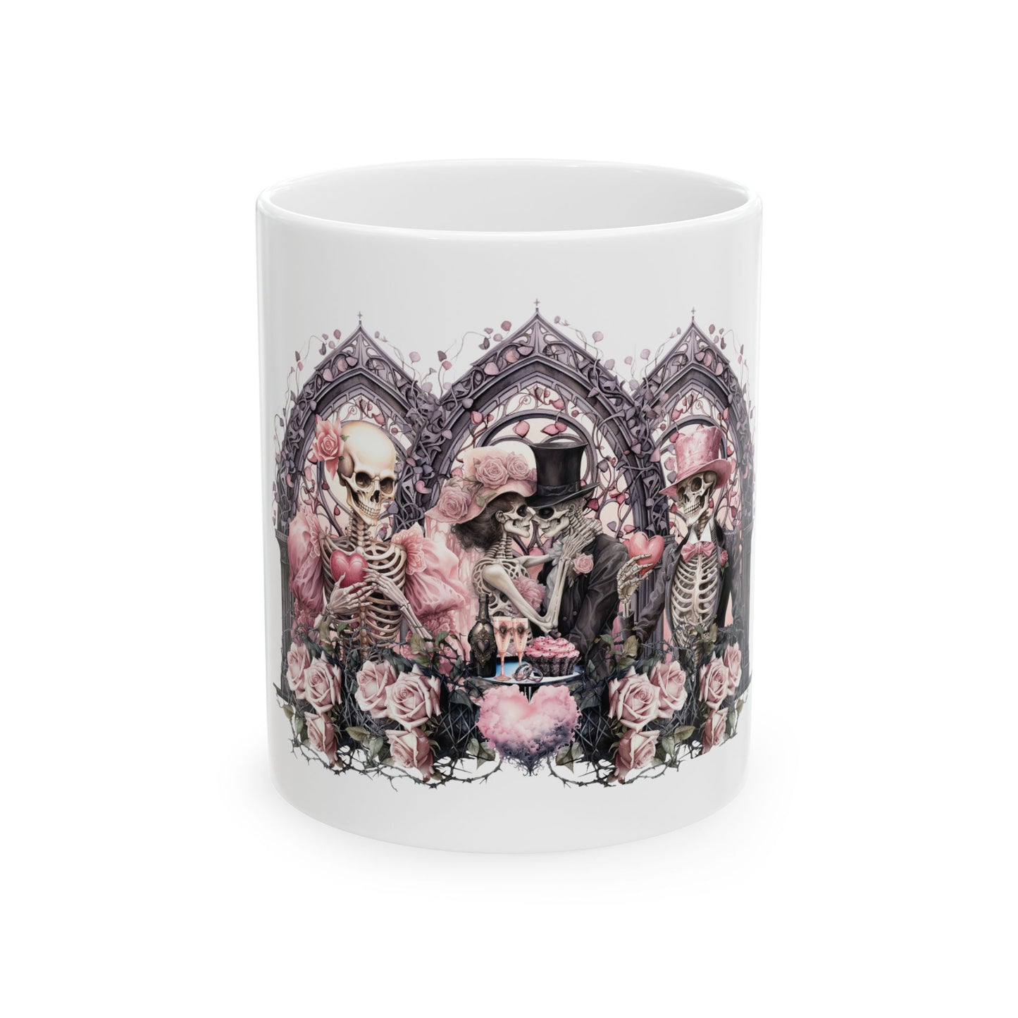 Even in death… we never part, Ceramic Mug 11oz & 15 oz