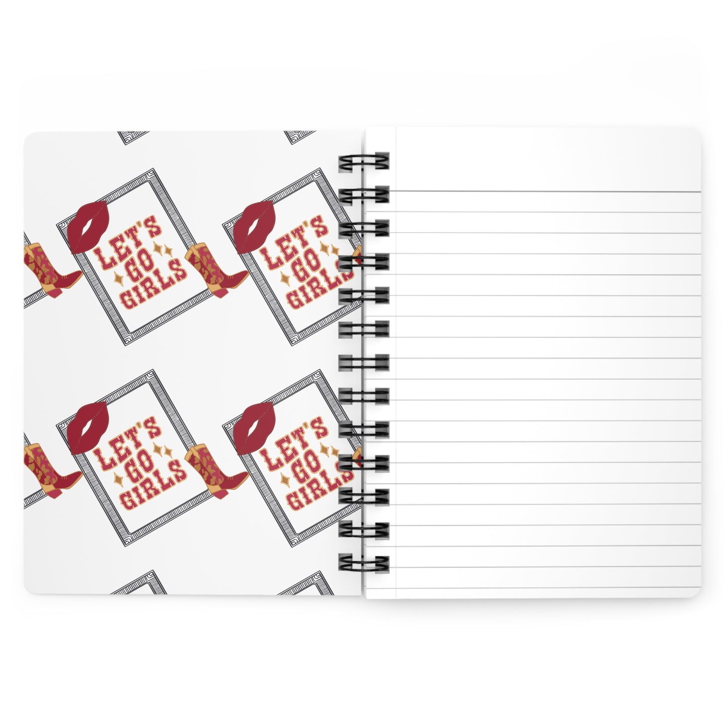 Let’s go girls, Spiral Bound Journal