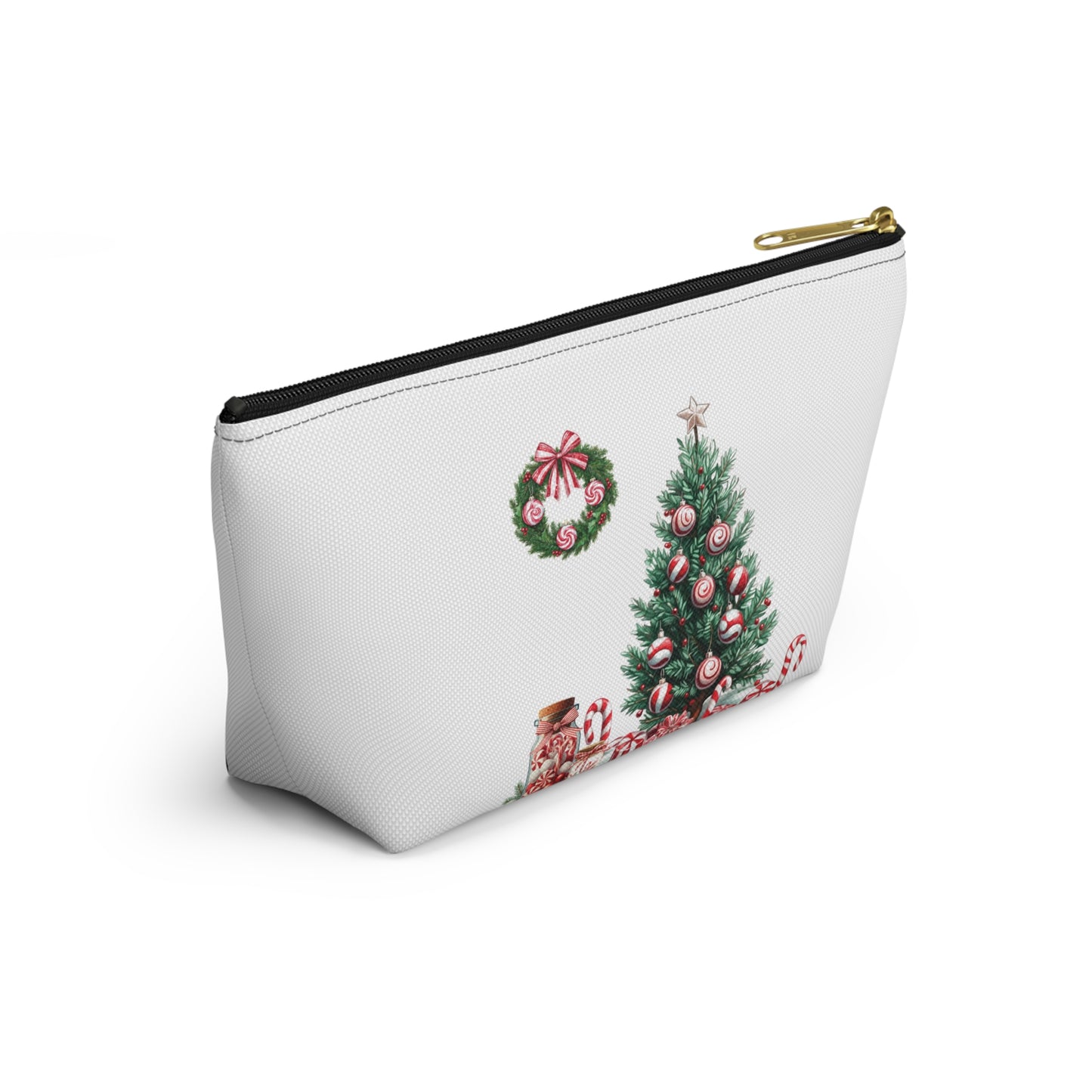 Peppermint Christmas,  Accessory Pouch w T-bottoms