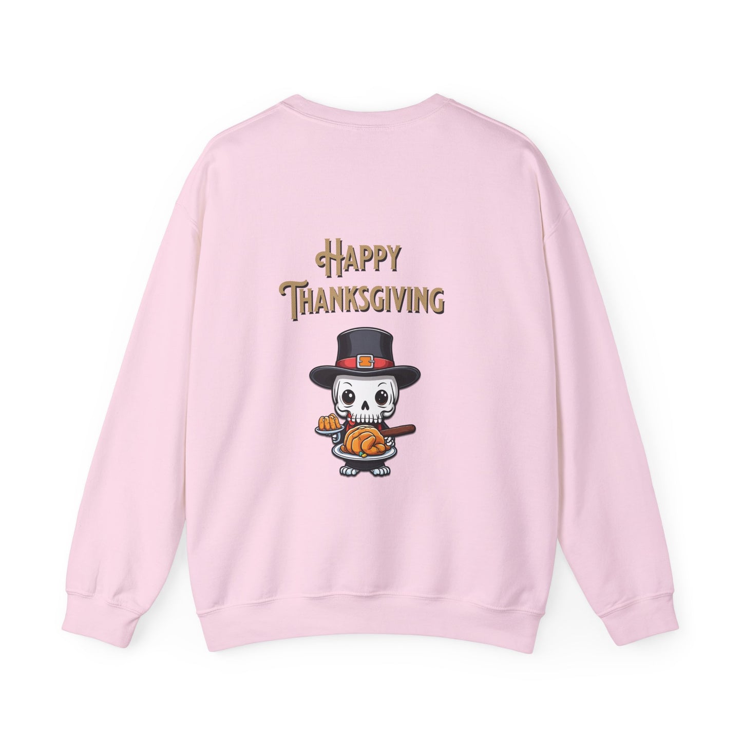 Happy thanksgiving, ™ Crewneck Sweatshirt ( sleeve design )