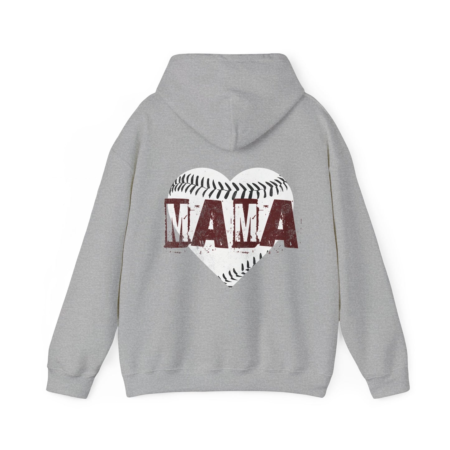 Baseball mama,  Unisex Heavy Blend™ Hooded Sweatshirt (no side arm design)