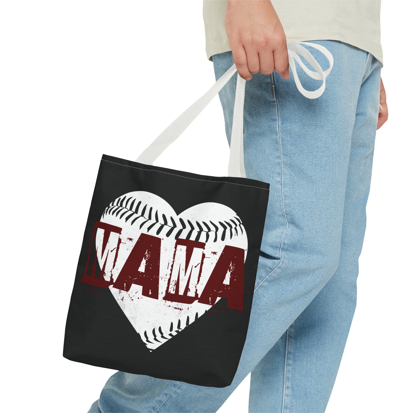 Baseball mama, Tote Bag (AOP)