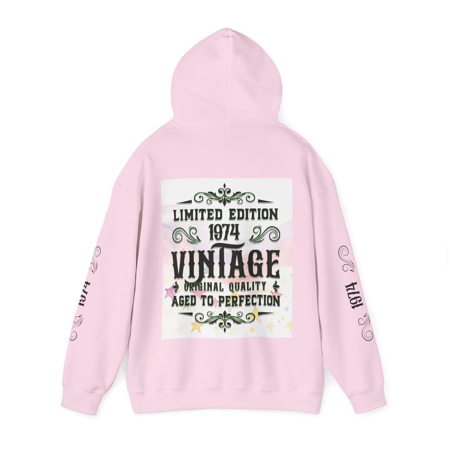 1974 vintage, Unisex Heavy Blend™ Hooded Sweatshirt