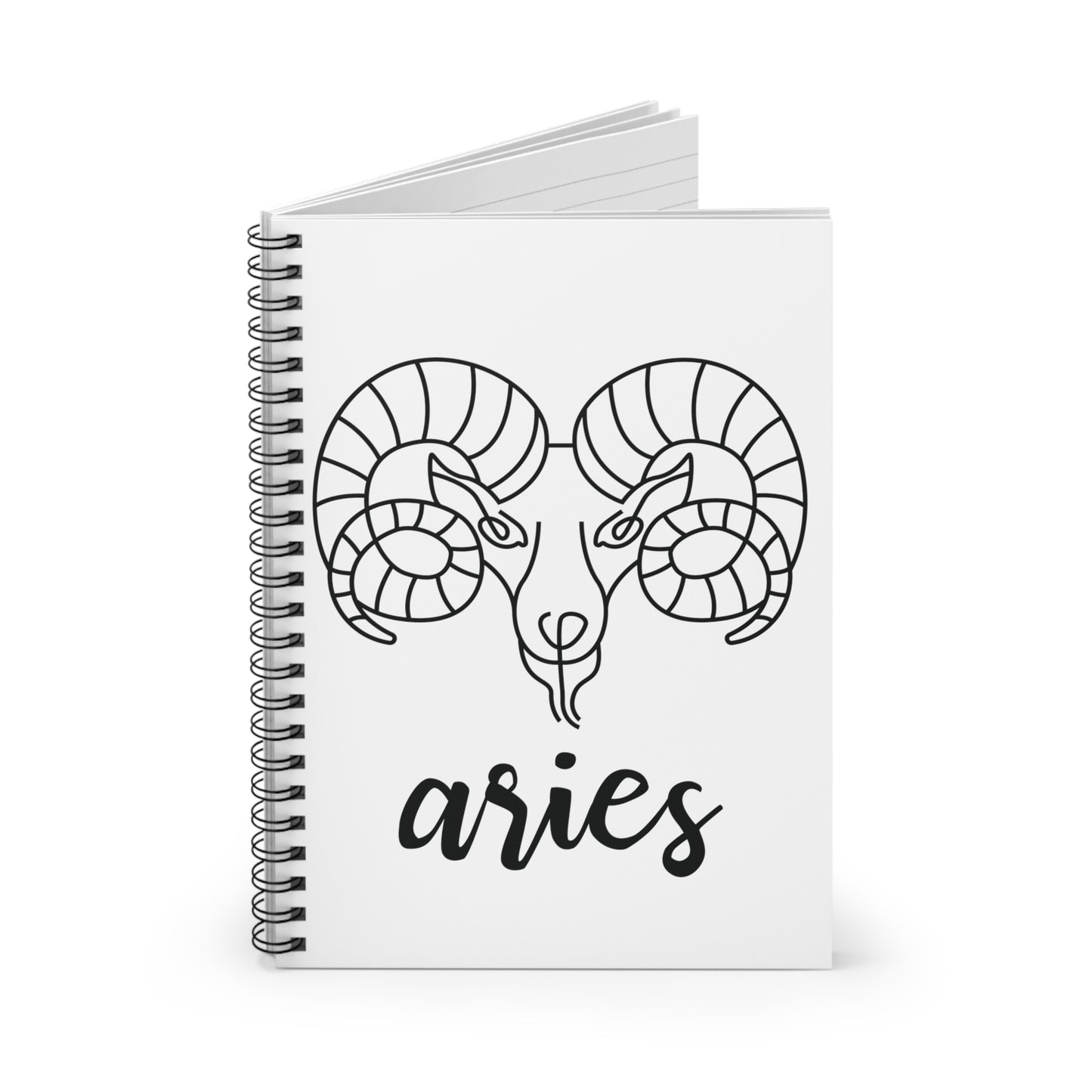 Aries Spiral Notebook - Ruled Line