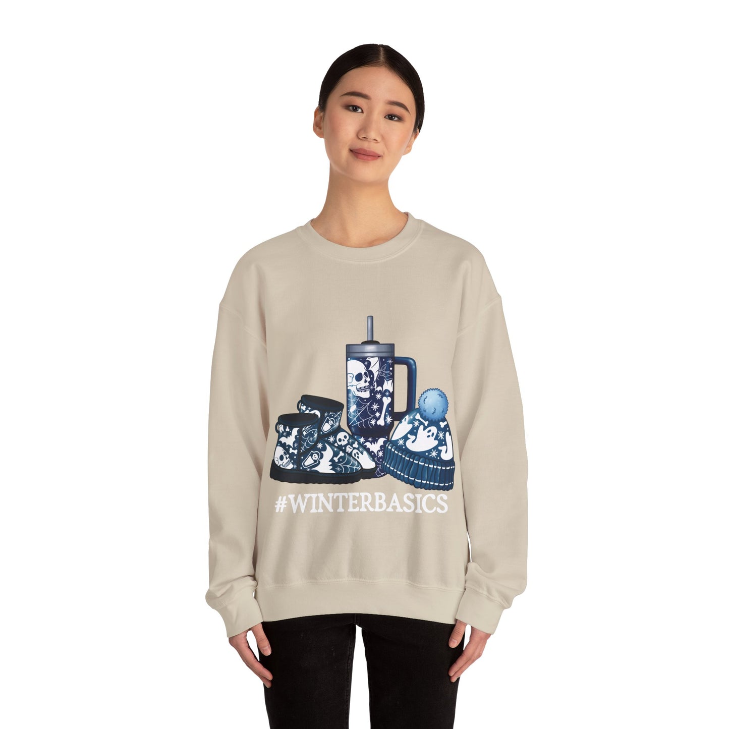 Copy of #winterbasics, ™ Crewneck Sweatshirt (no sleeve design )