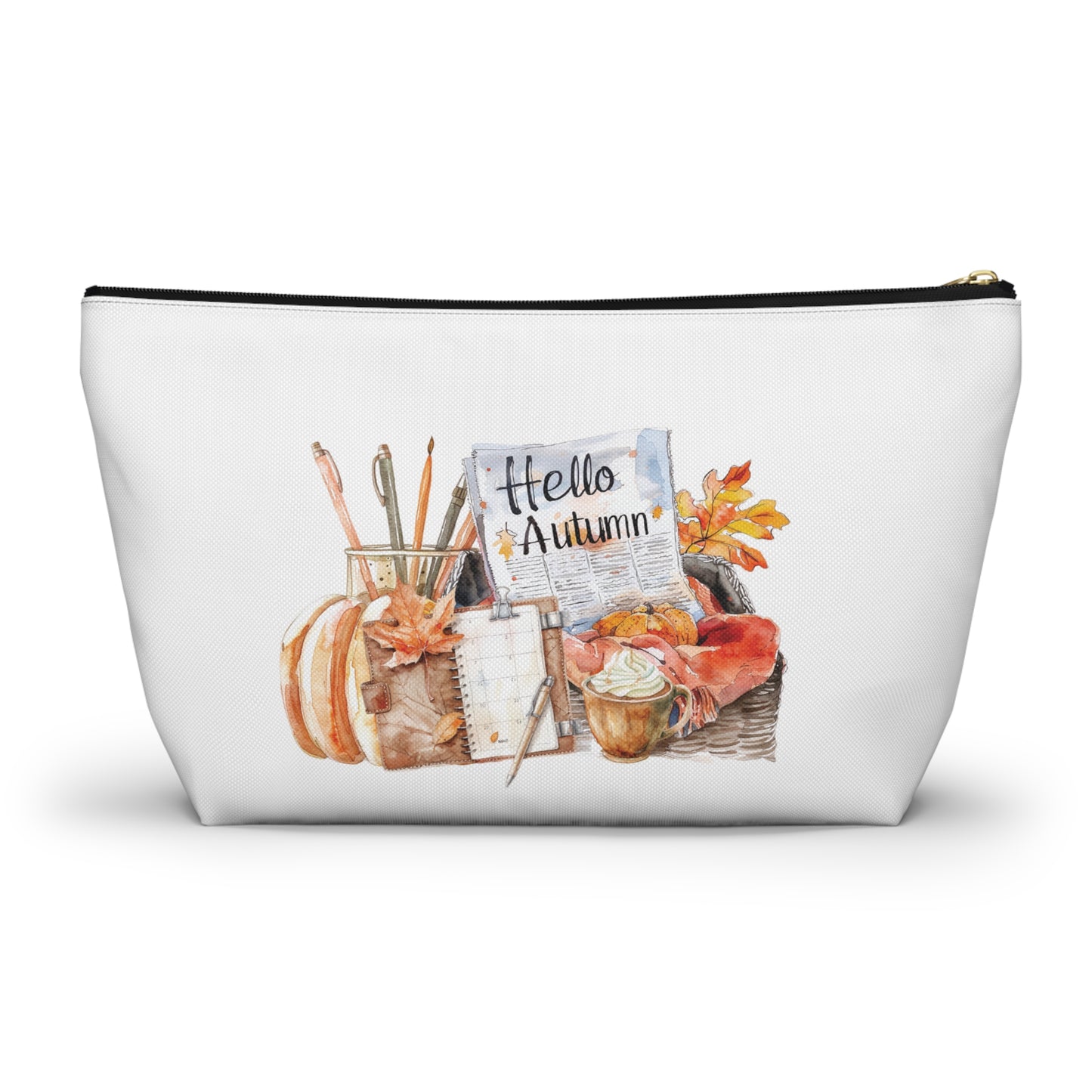 #autumn,  Accessory Pouch w T-bottom