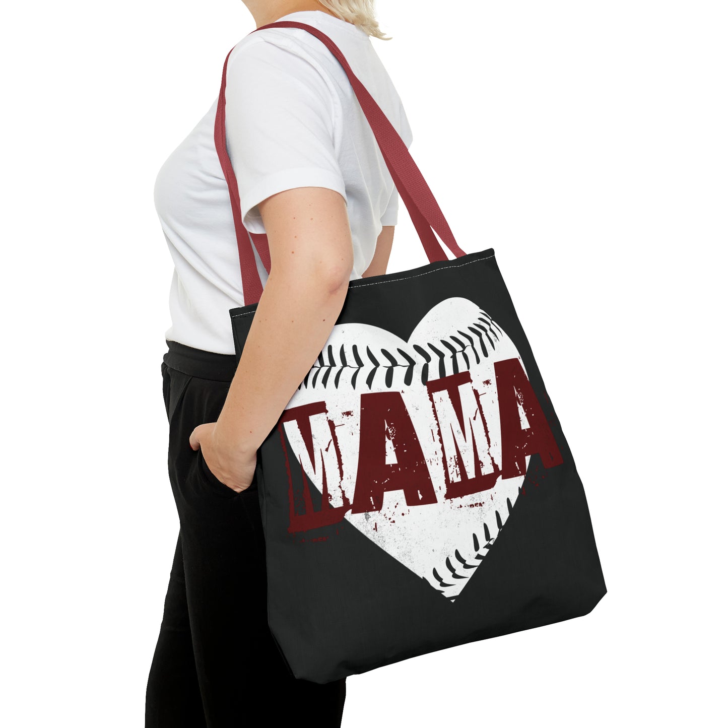 Baseball mama, Tote Bag (AOP)