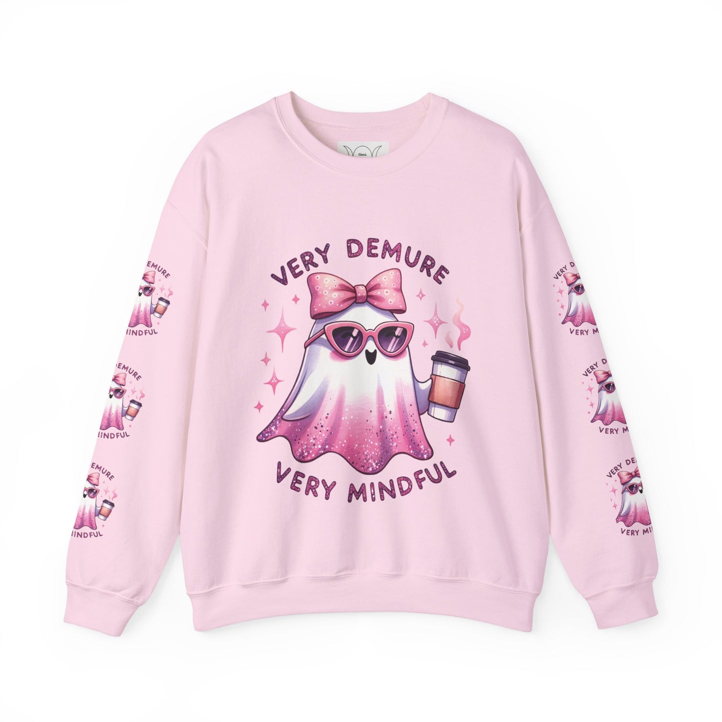 Very demure , ™ Crewneck Sweatshirt (Sleeve design )