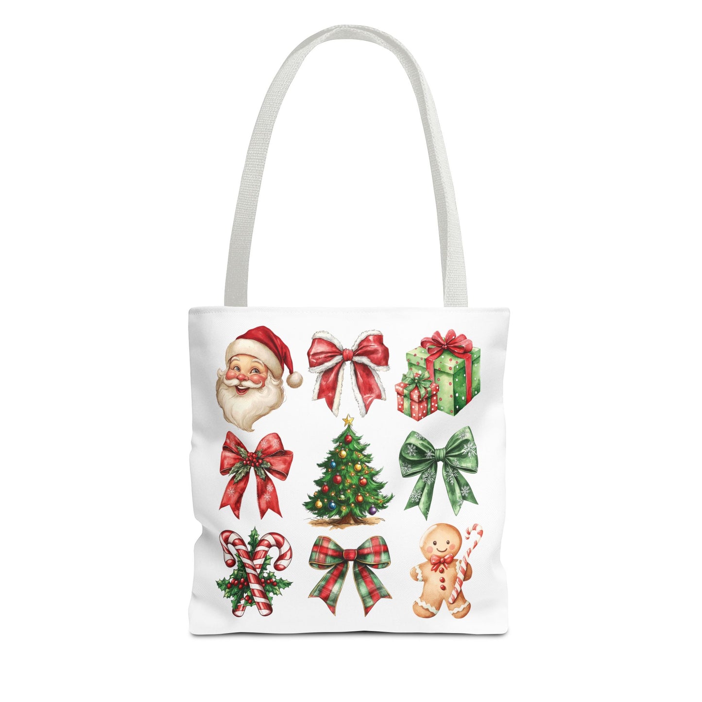 Christmas and bows, Tote Bag (AOP)