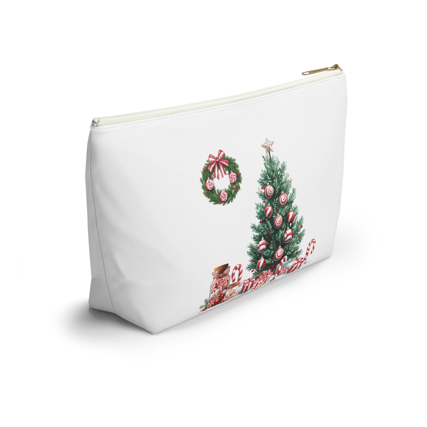 Peppermint Christmas,  Accessory Pouch w T-bottoms