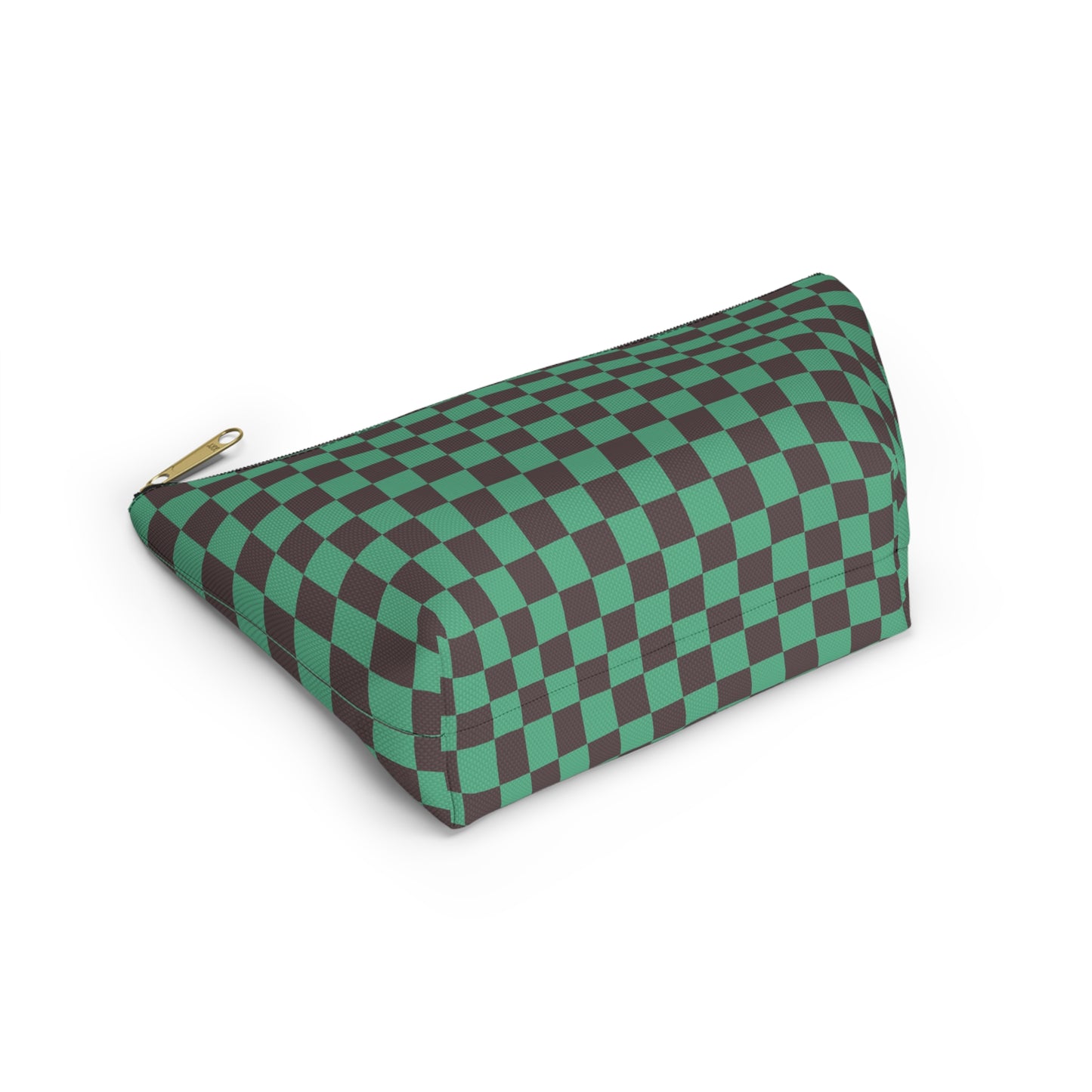 Black & green checkers   Accessory Pouch w T-bottoms