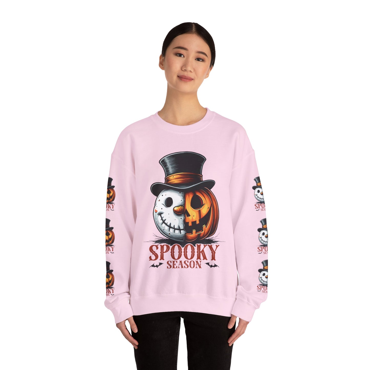 Spooky season, ™ Crewneck Sweatshirt ( sleeve design )