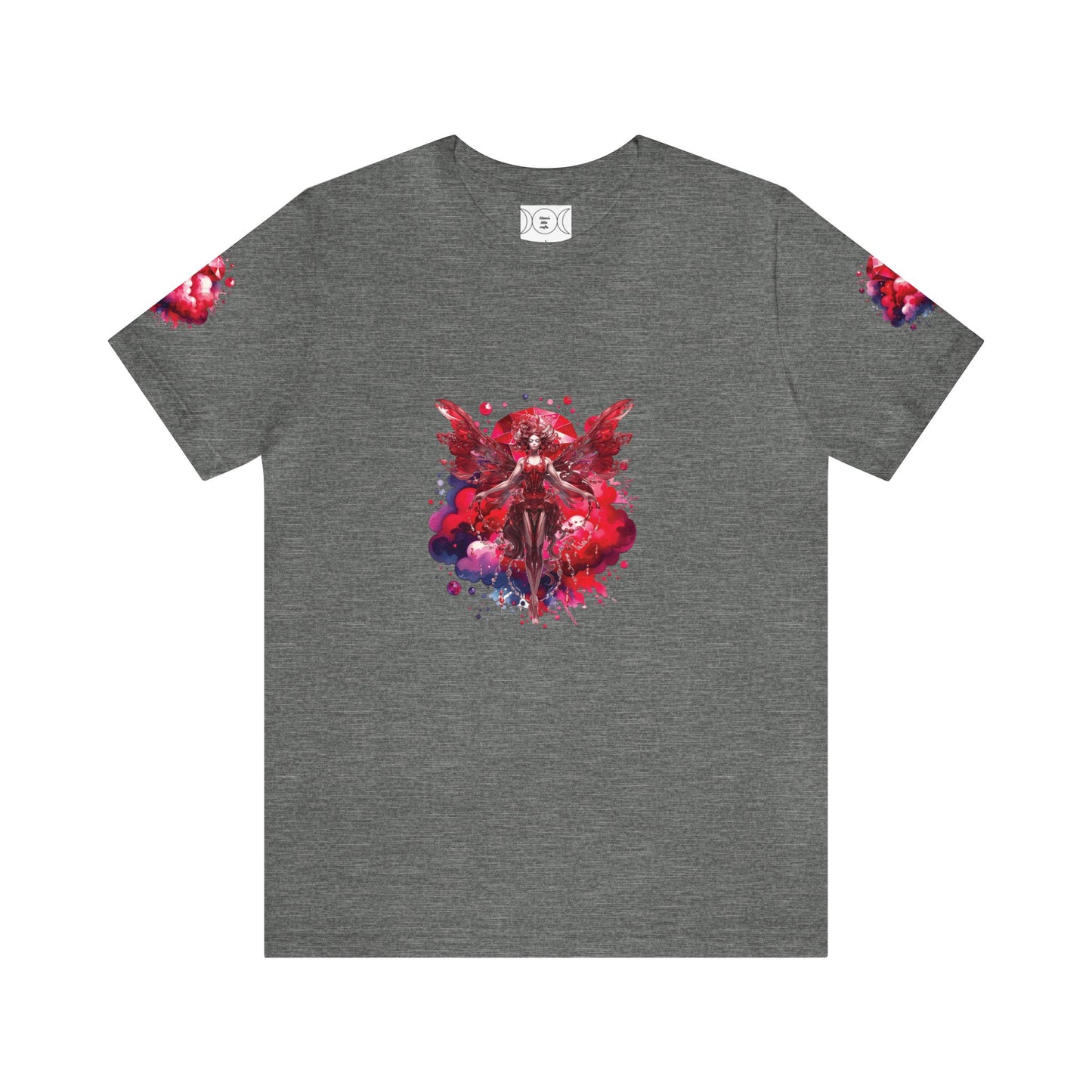 January garnet fairy, Unisex Jersey Short Sleeve