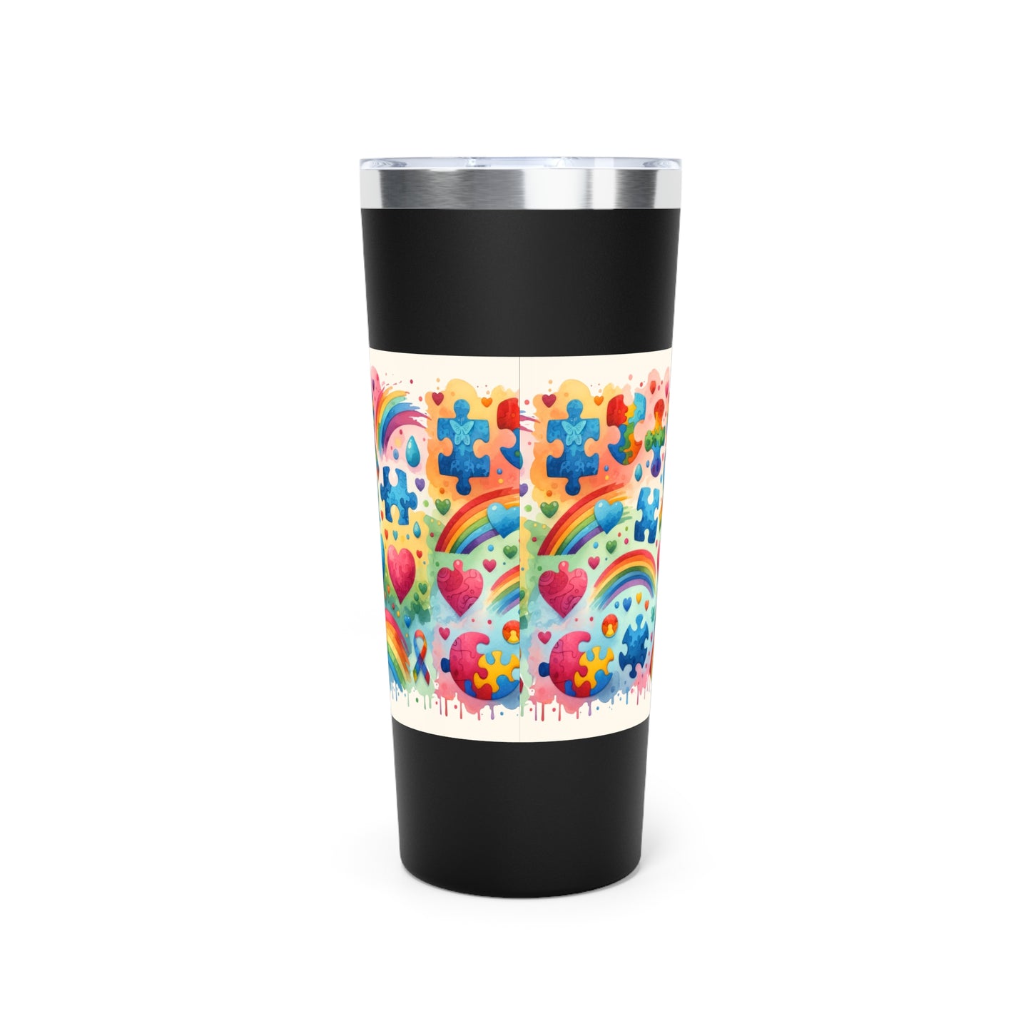 Autism, Copper Vacuum Insulated Tumbler, 22oz