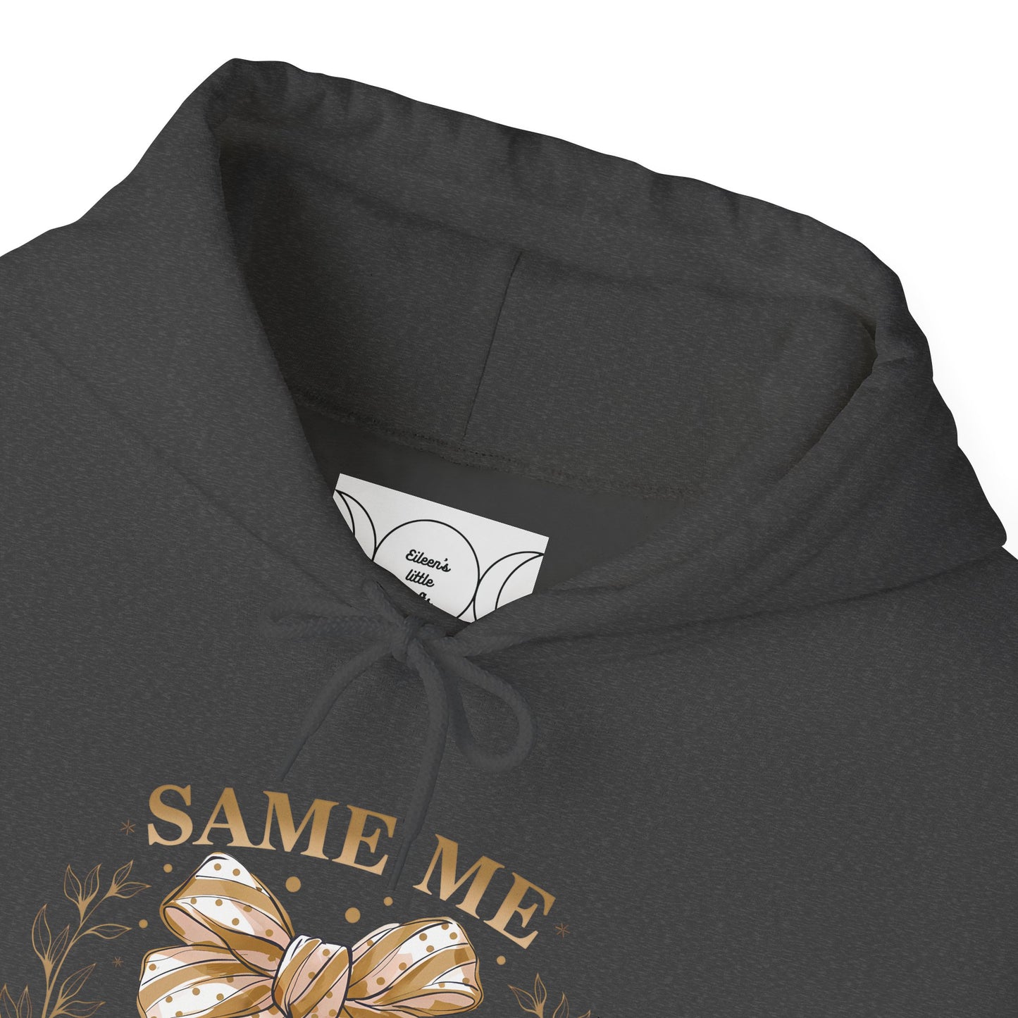 Same me, bigger goals, Unisex Heavy Blend™ Hooded Sweatshirt (no sleeve arm design)