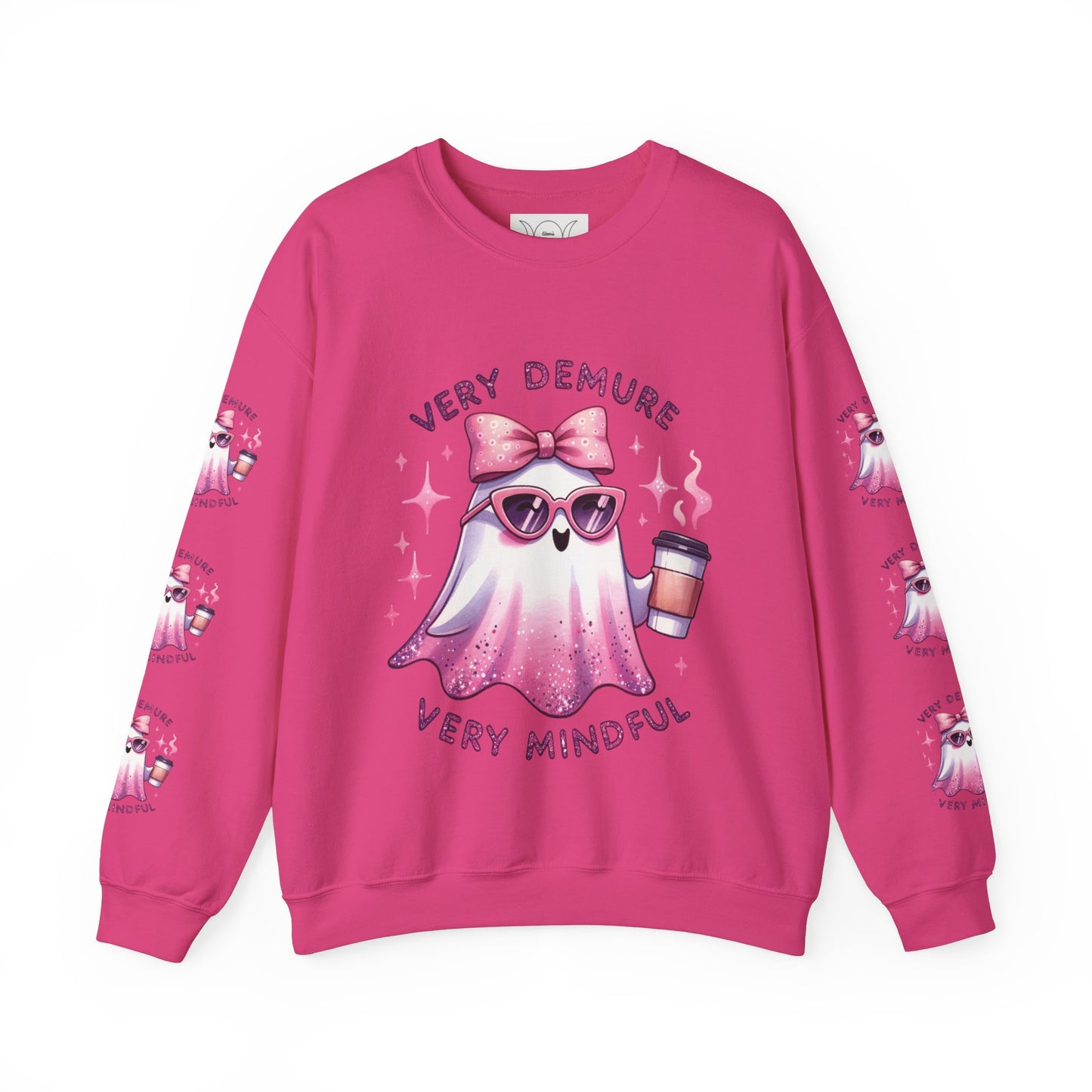 Very demure , ™ Crewneck Sweatshirt (Sleeve design )