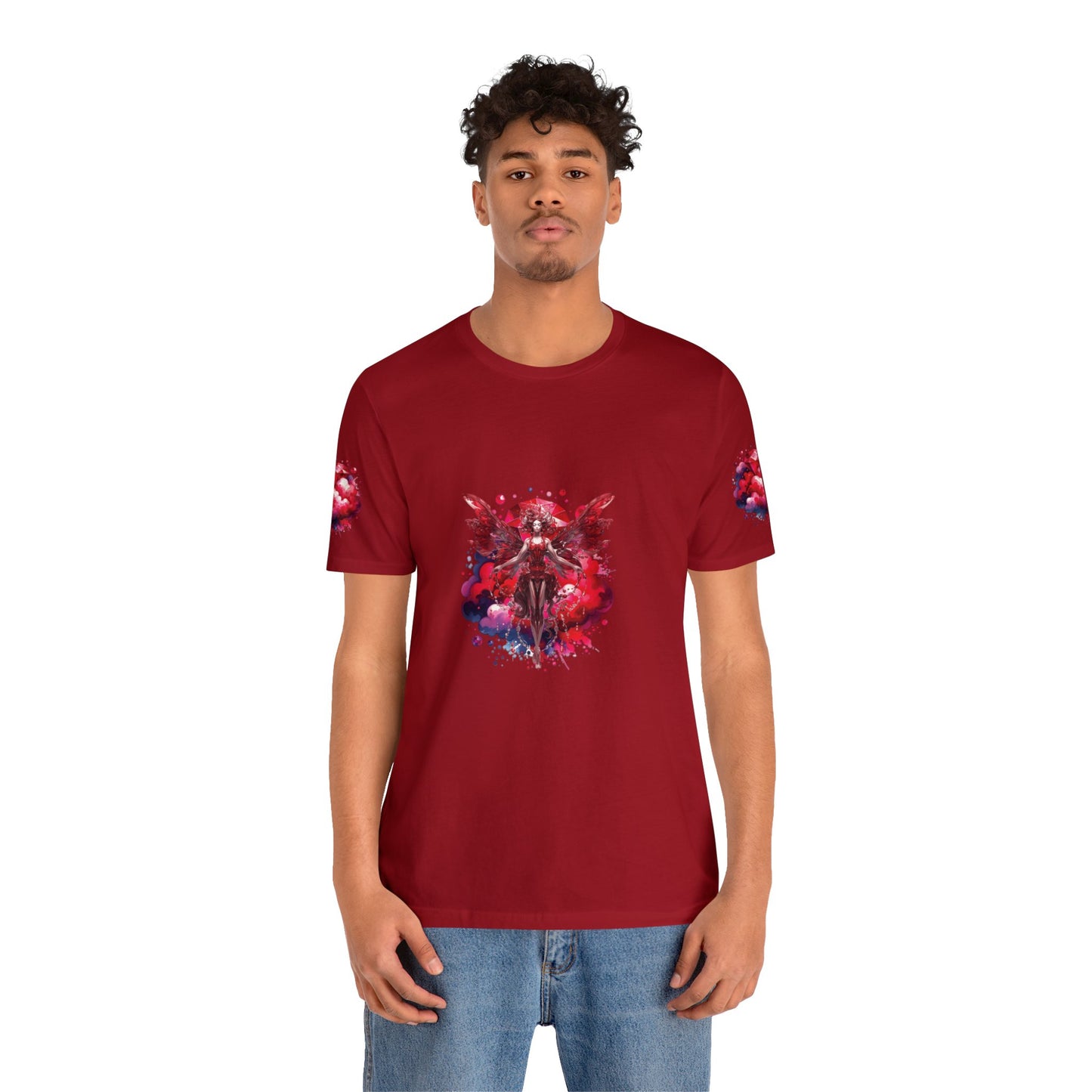 January garnet fairy, Unisex Jersey Short Sleeve