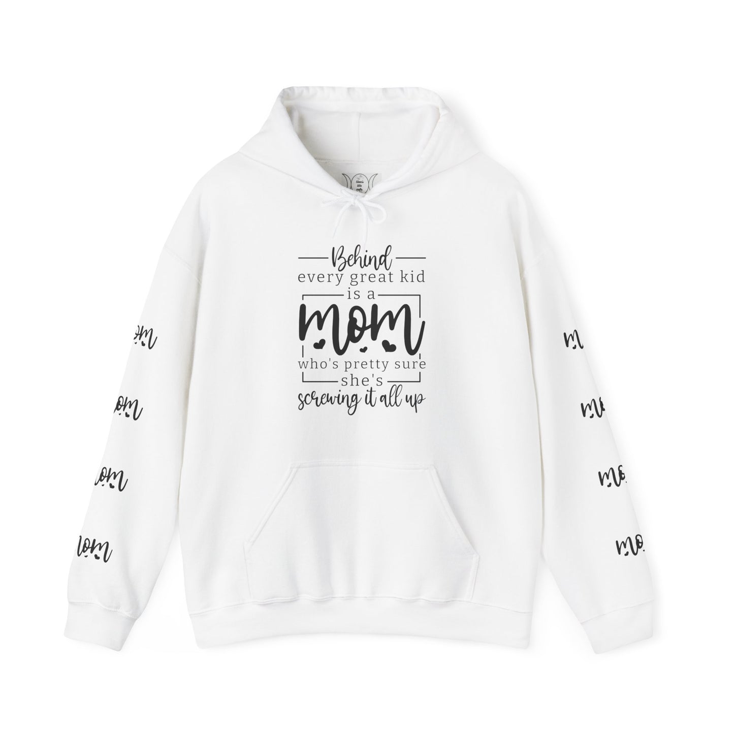 Mother’s love,  Unisex Heavy Blend™ Hooded Sweatshirt (no side arm design)