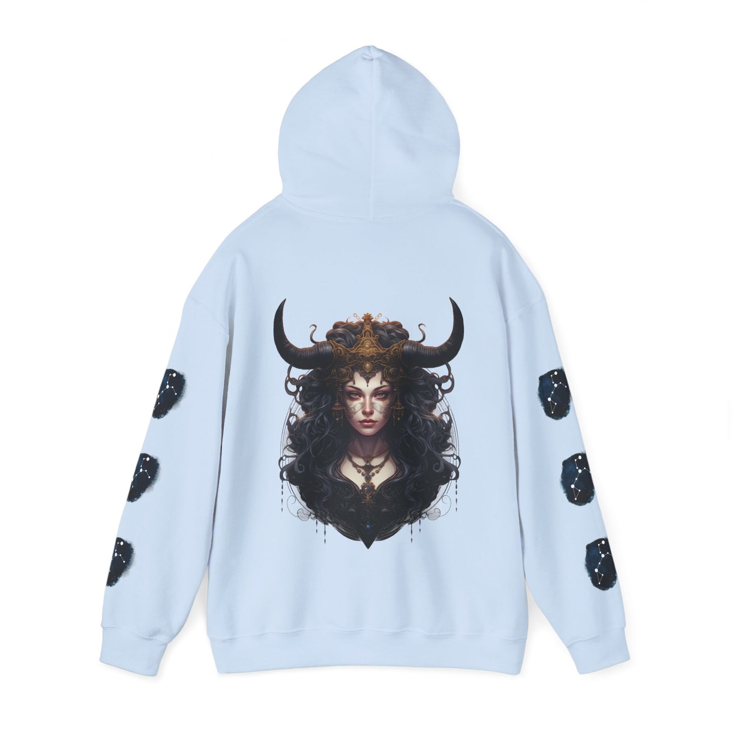 Taurus,  Unisex Heavy Blend™ Hooded Sweatshirt (sleeve design)