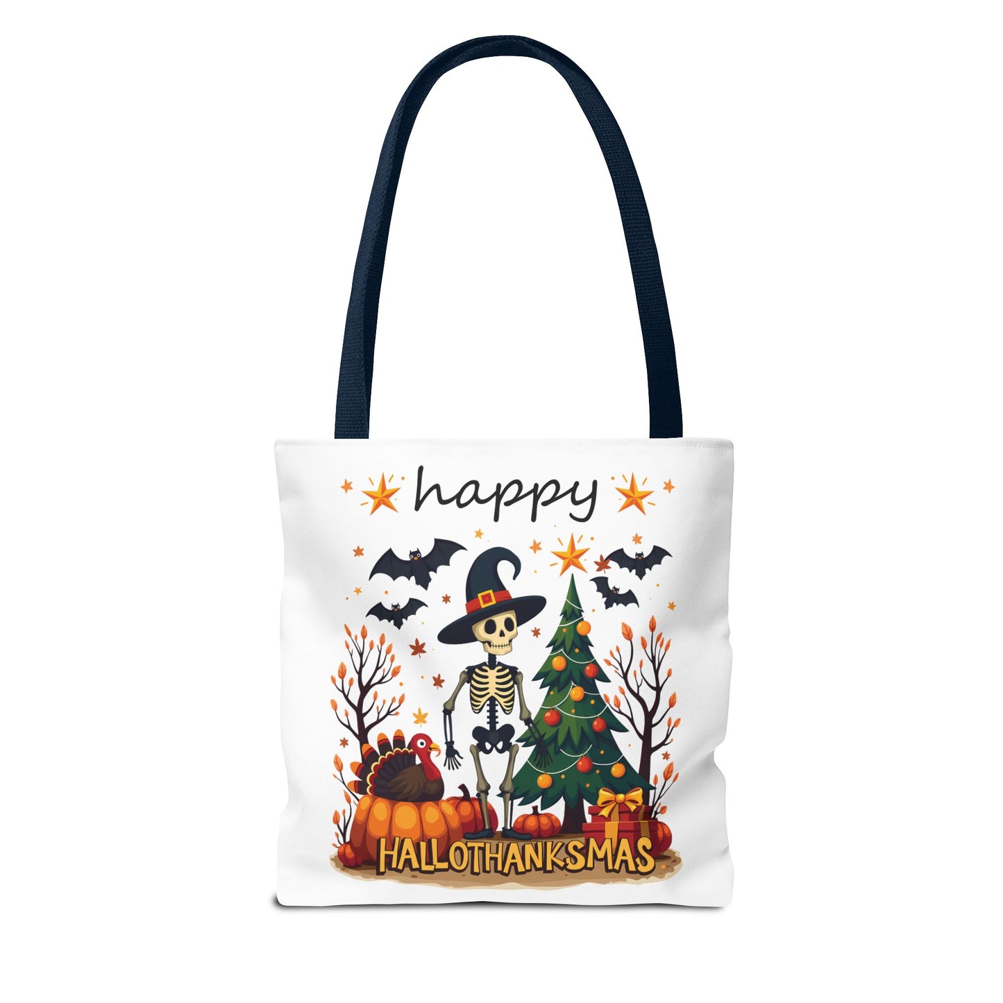 Happy hellothanksmas, Tote Bag (AOP)