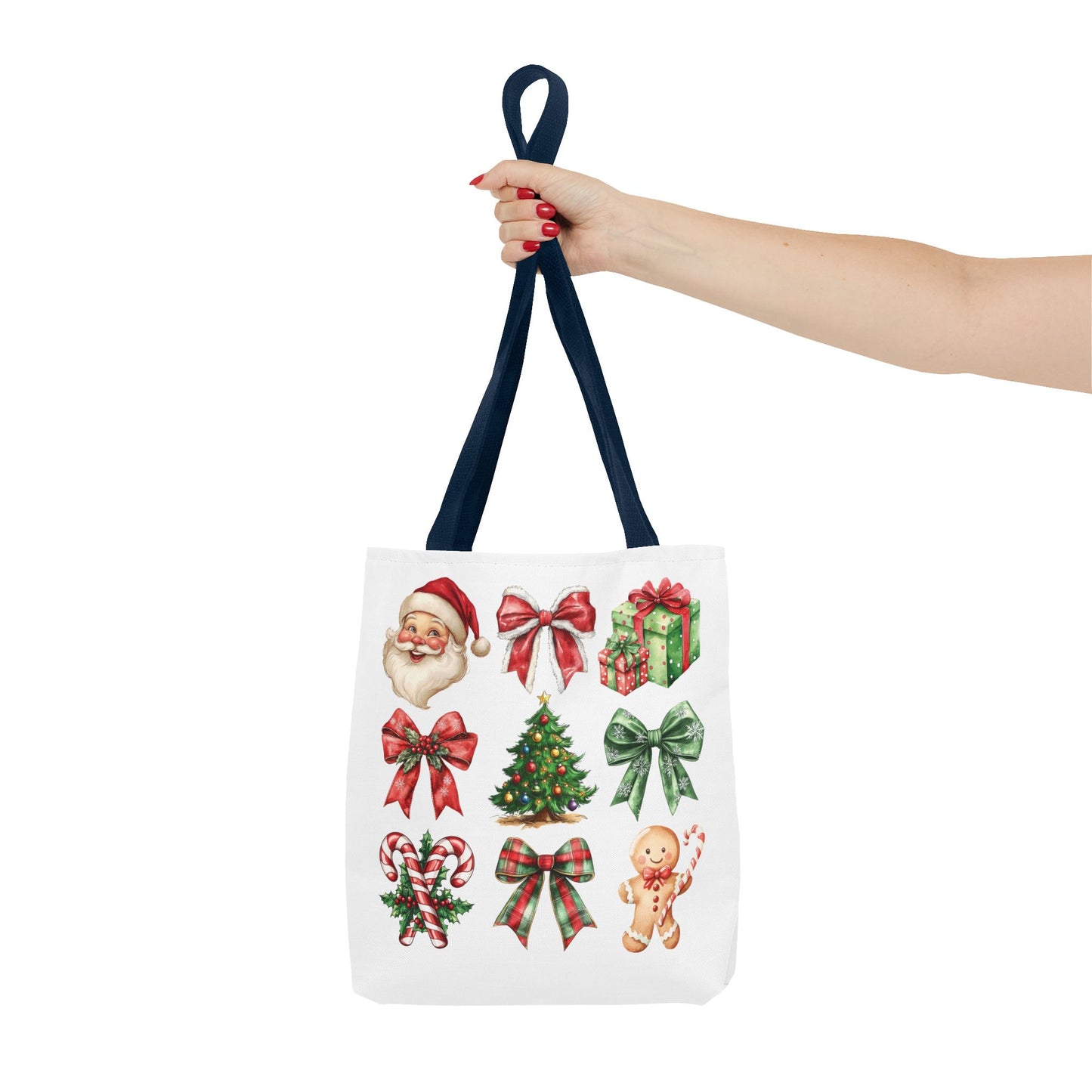 Christmas and bows, Tote Bag (AOP)