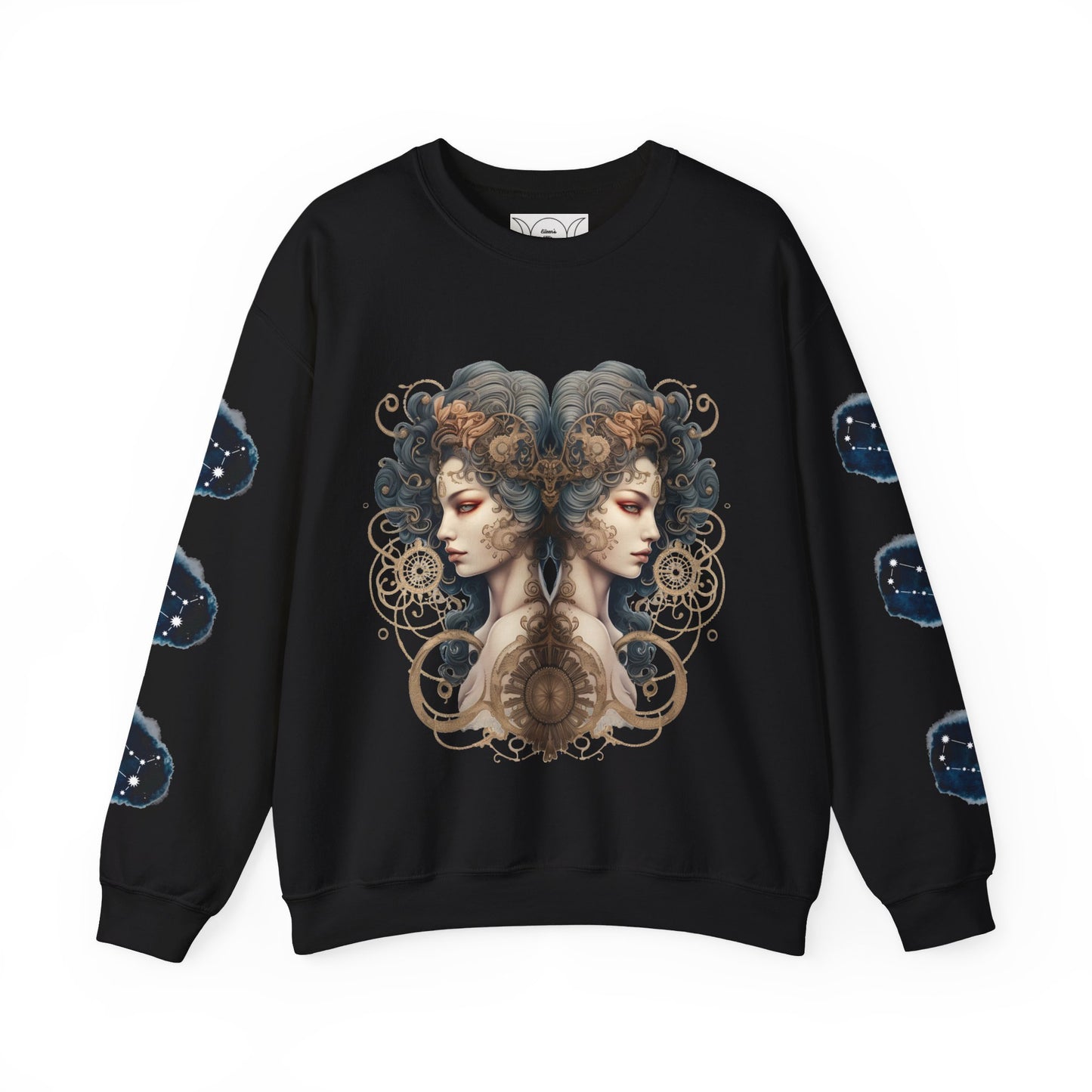 Gemini , ™ Crewneck Sweatshirt ( side arm design)