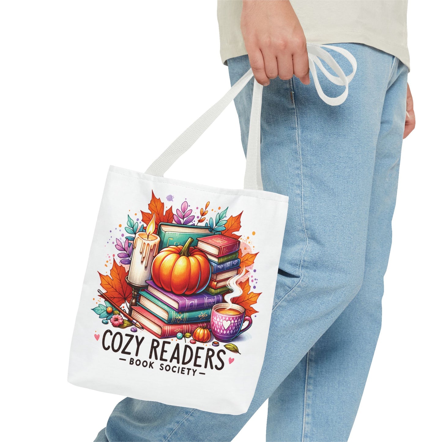 Cozy reader book society Tote Bag (AOP)