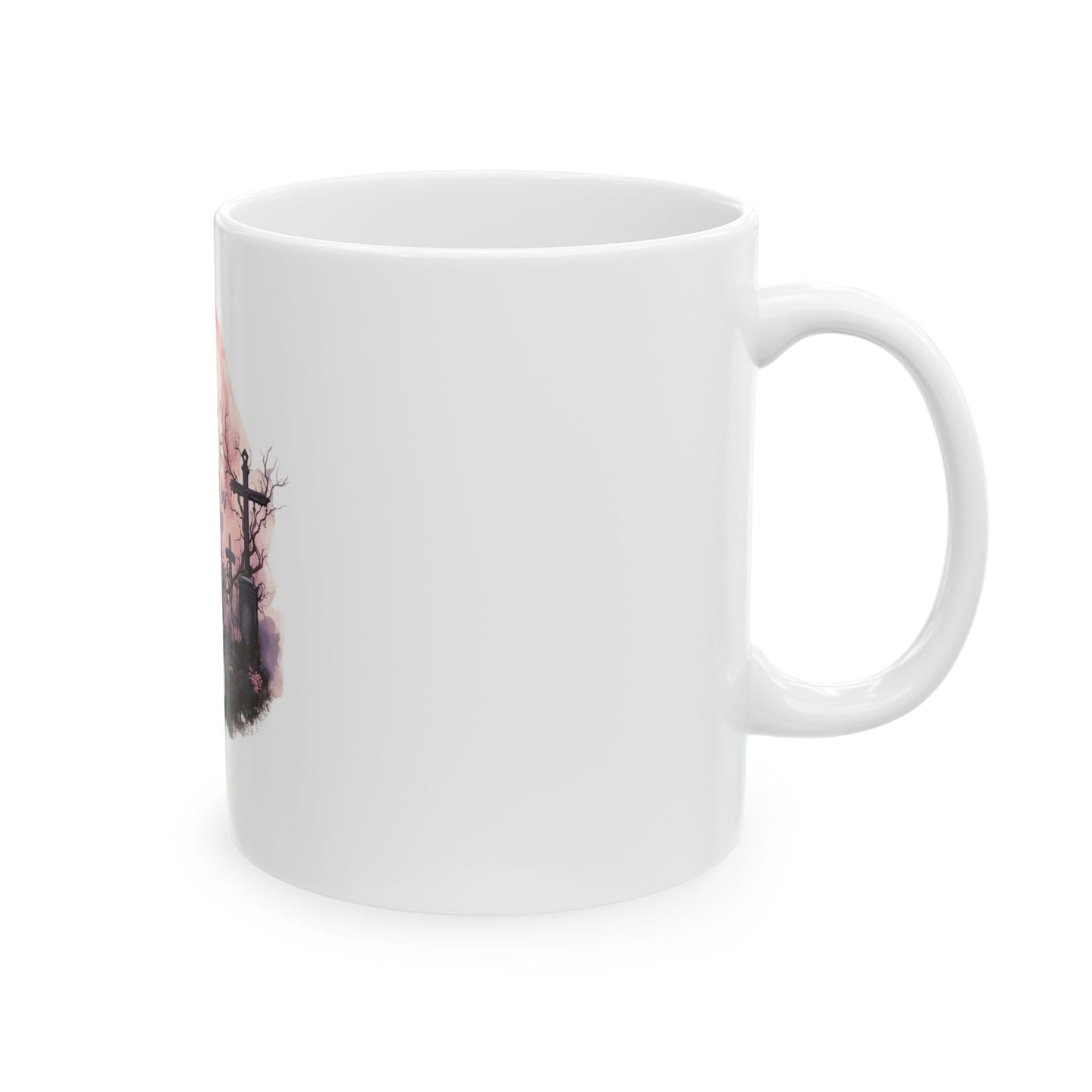 Even in death … we never part, Ceramic Mug 11oz