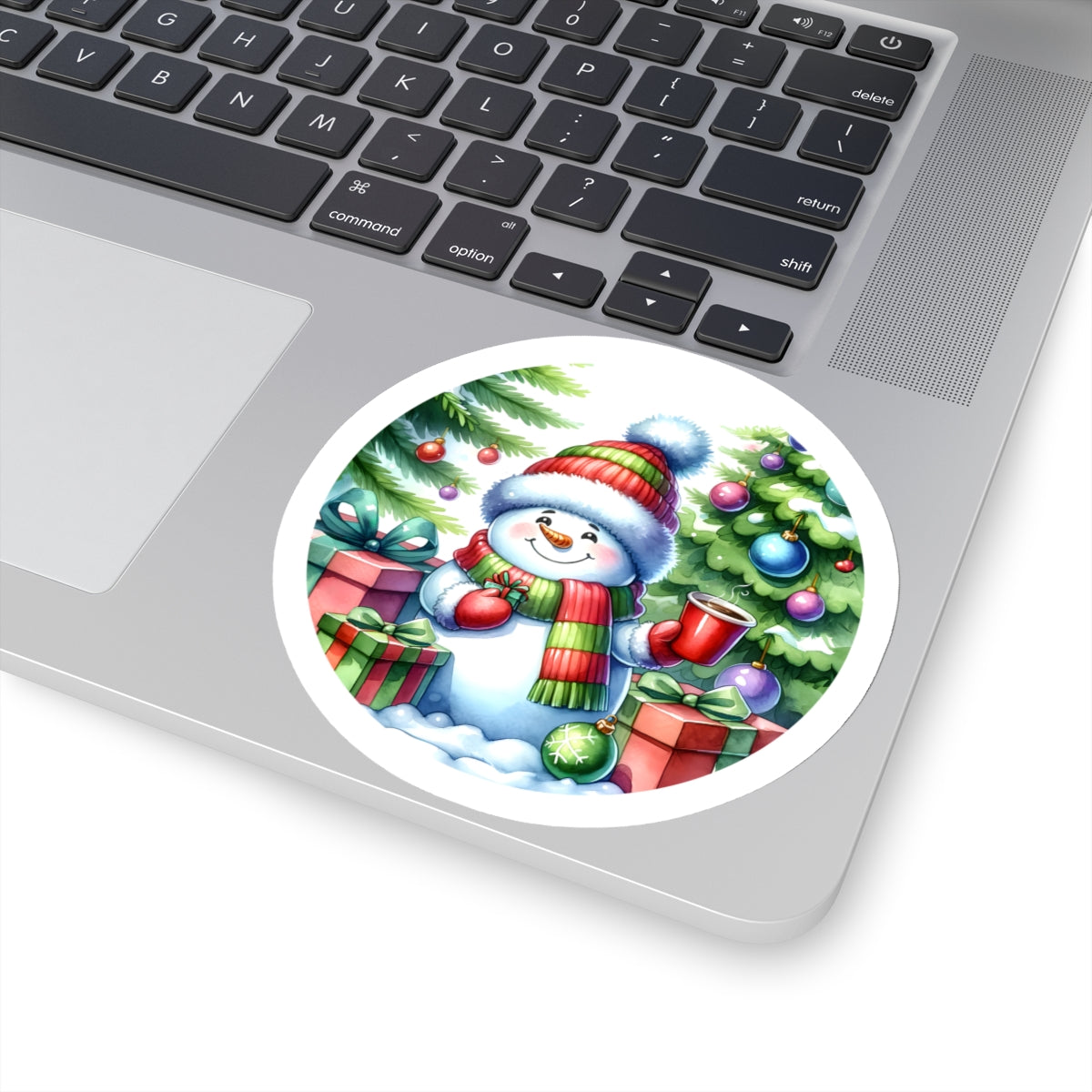 Snowman, Kiss-Cut Stickers