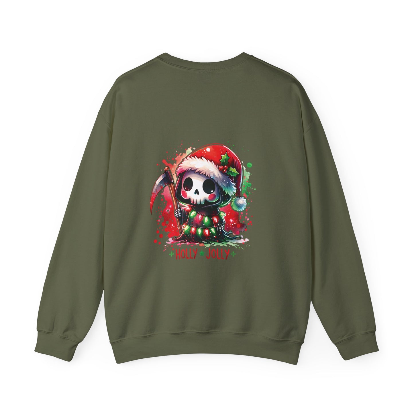 Holly jolly, ™ Crewneck Sweatshirt ( no sleeve design )