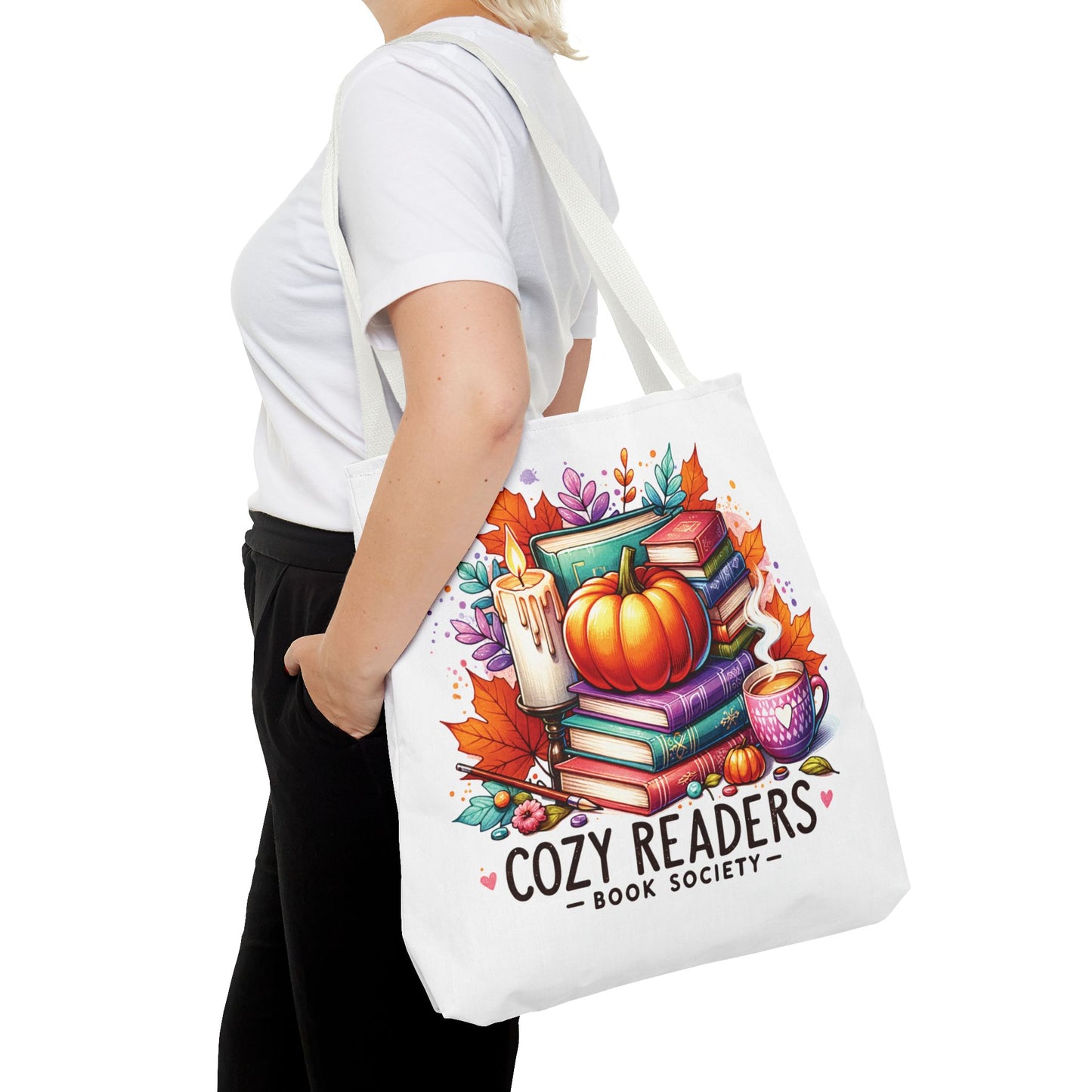 Cozy reader book society Tote Bag (AOP)