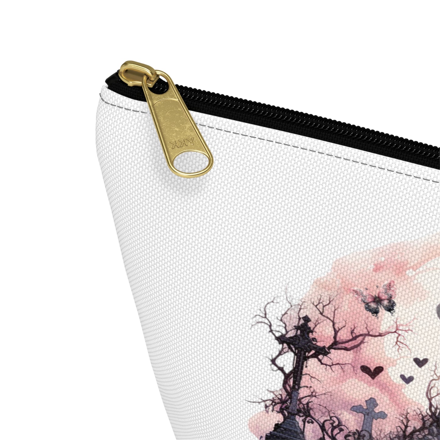 Even in death… we never part , Accessory Pouch w T-bottom