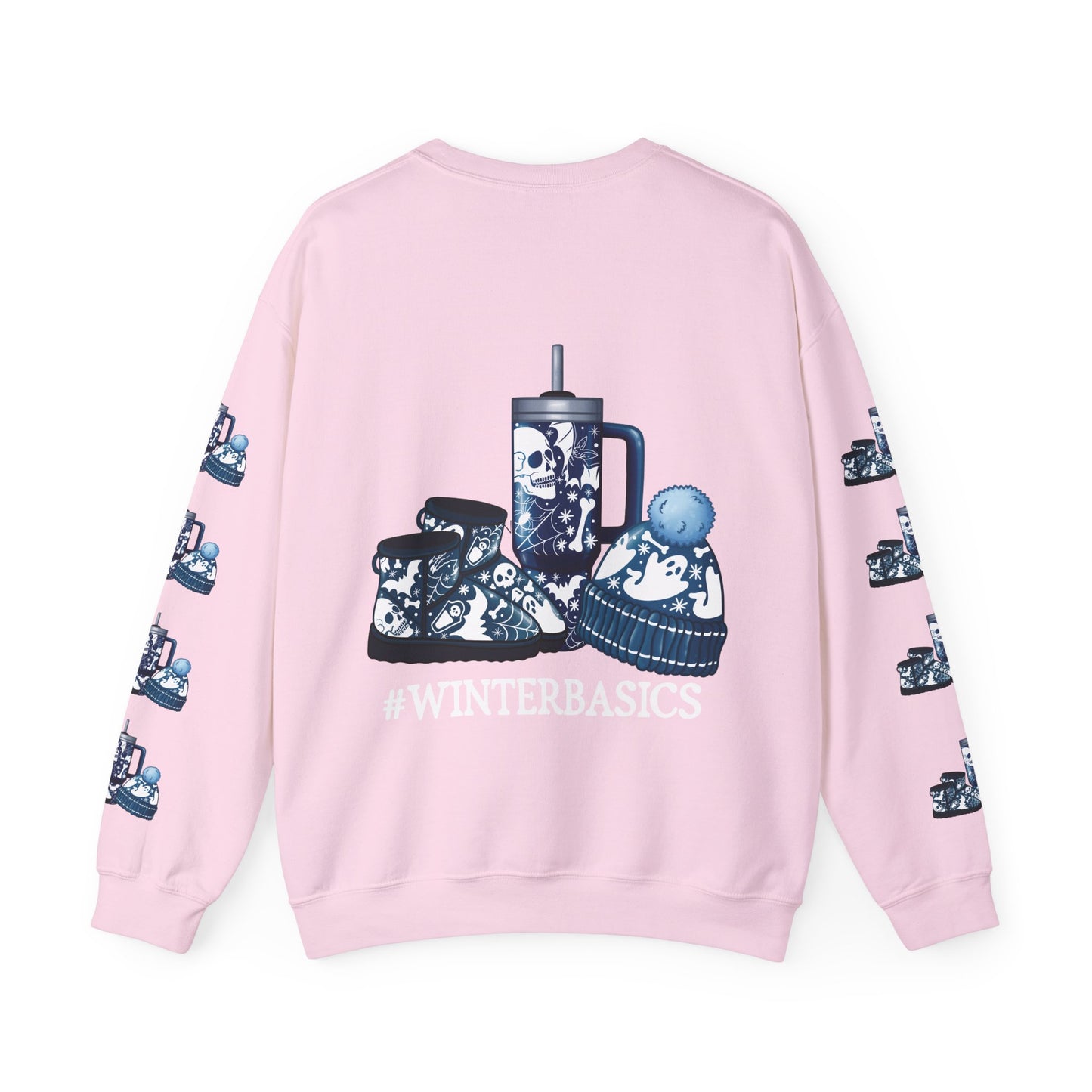 #winterbasics, ™ Crewneck Sweatshirt ( sleeve design )