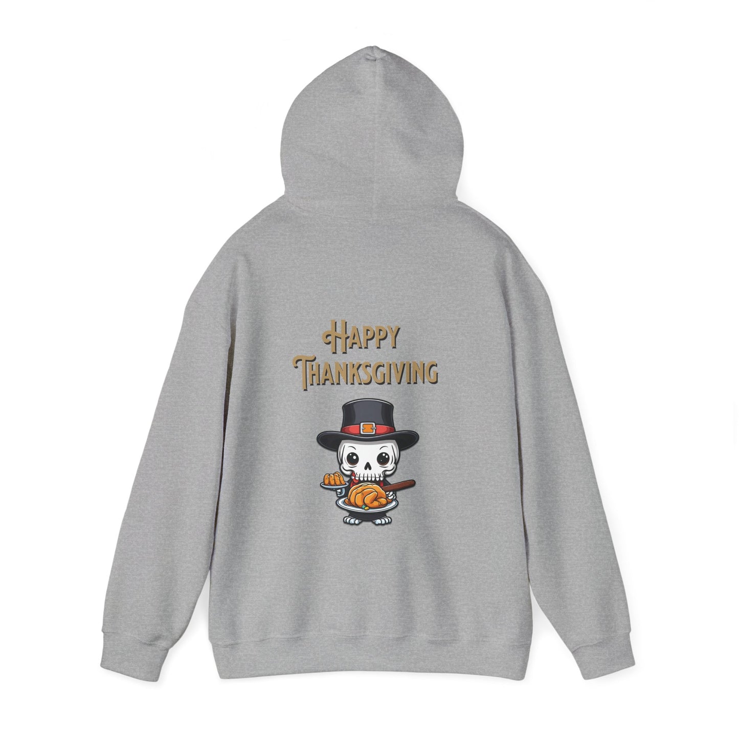 Happy thanksgiving ,  Unisex Heavy Blend™ Hooded Sweatshirt (no side arm design)