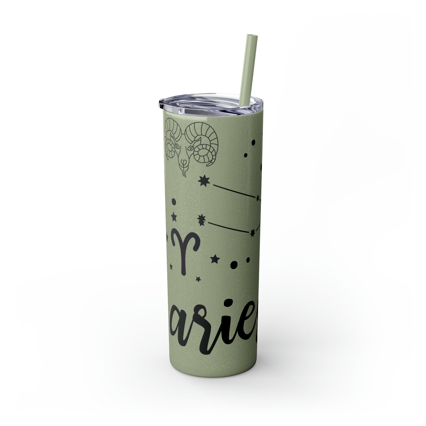 Aries, Skinny Tumbler with Straw, 20oz