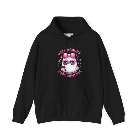 Very demure ,  Unisex Heavy Blend™ Hooded Sweatshirt (no side arm design)