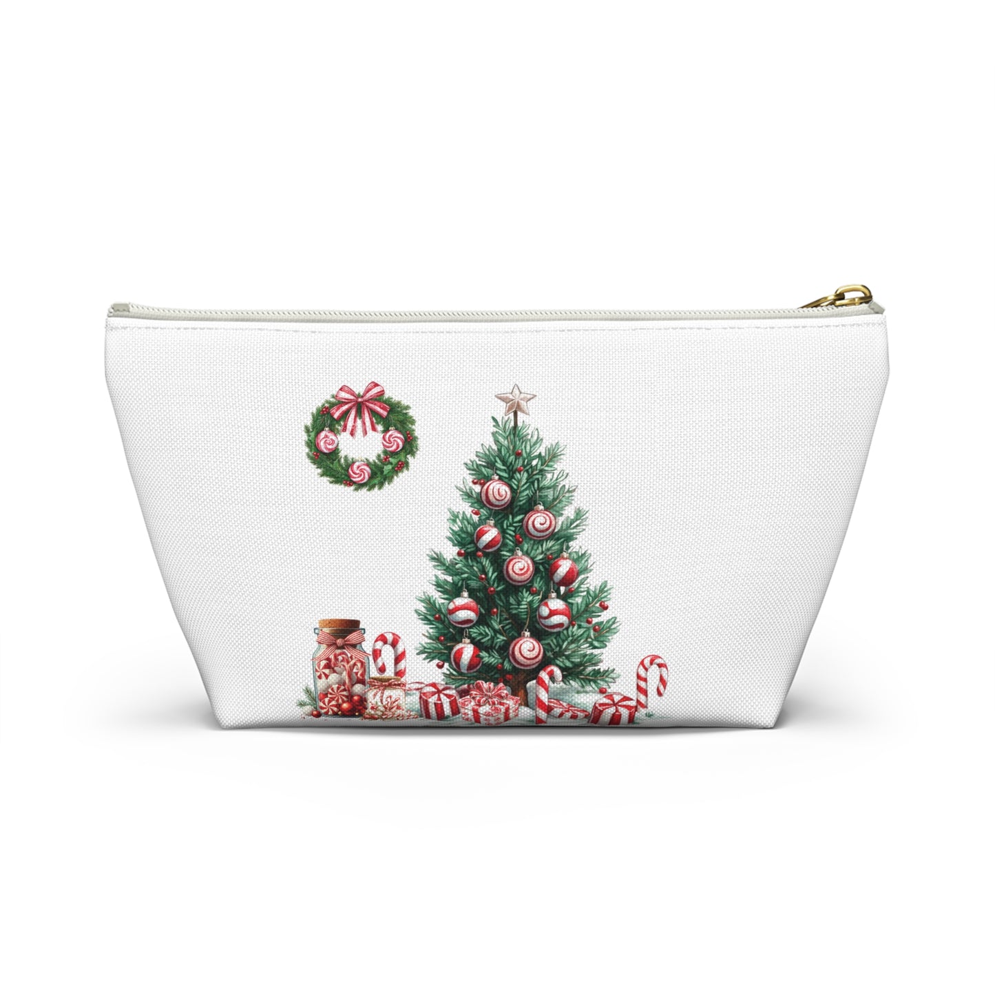 Peppermint Christmas,  Accessory Pouch w T-bottoms