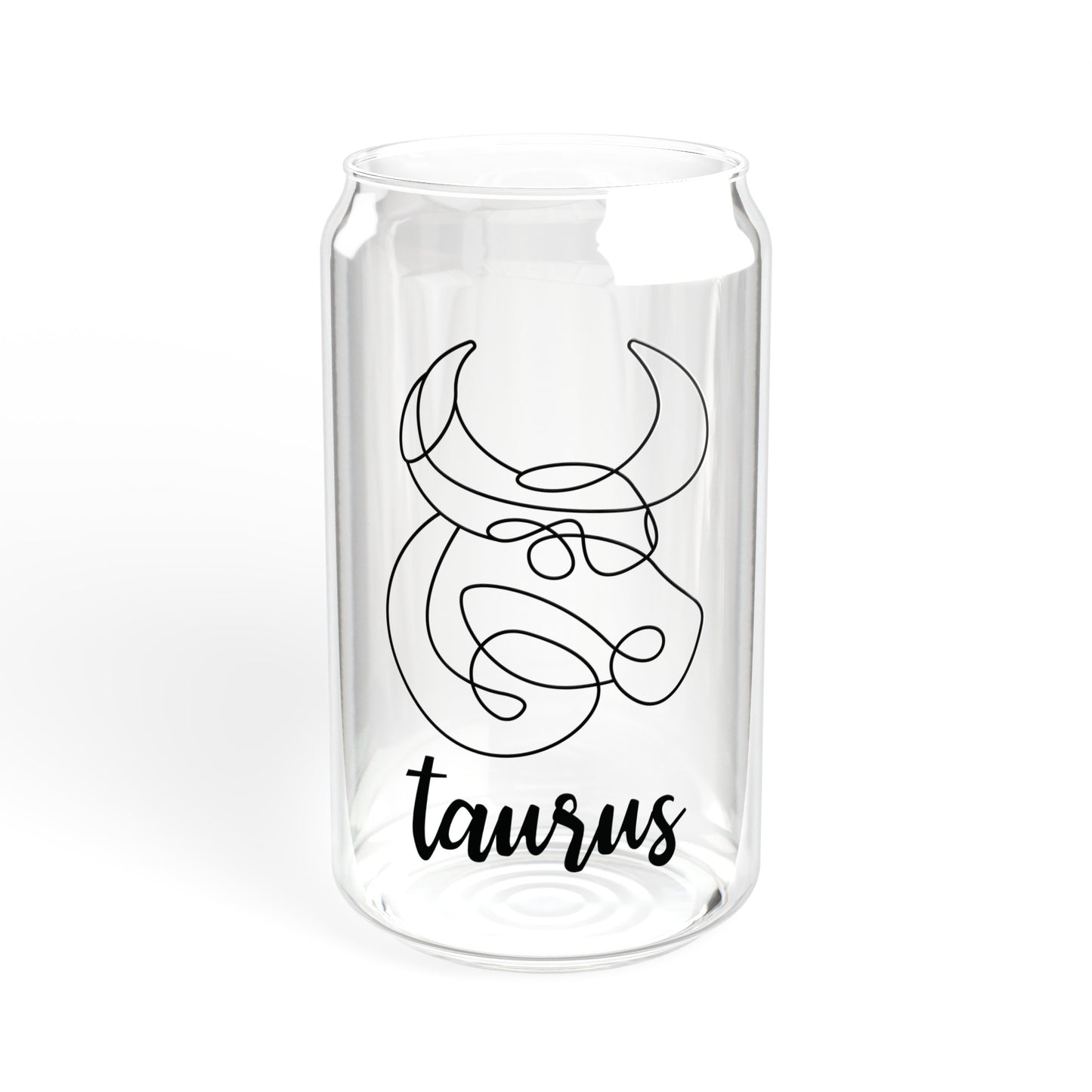 Taurus, Sipper Glass, 16oz