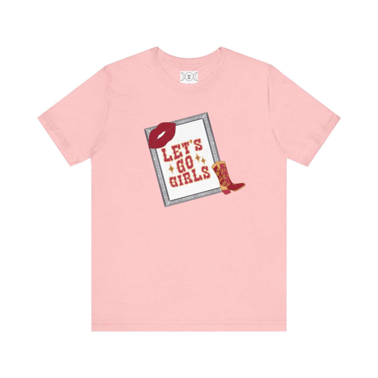 Let’s go girl’s Unisex Jersey Short Sleeve Tee (no Sleeve design)