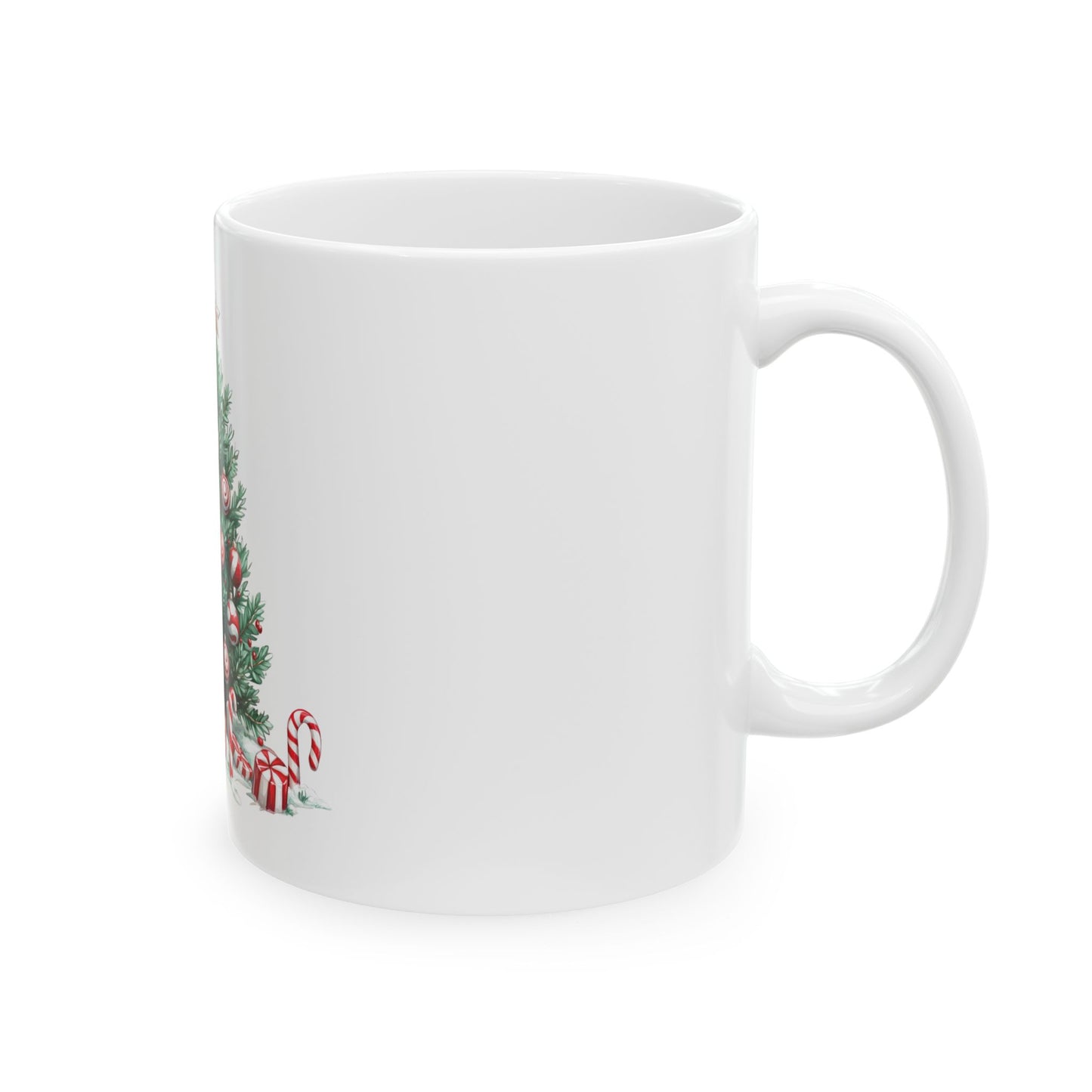 Peppermint Christmas , Ceramic Mug 11oz & 15 oz