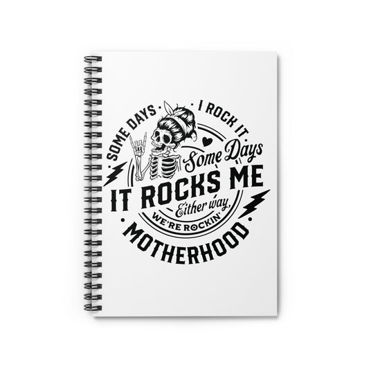 Rocking motherhood, Notebook - Ruled Line