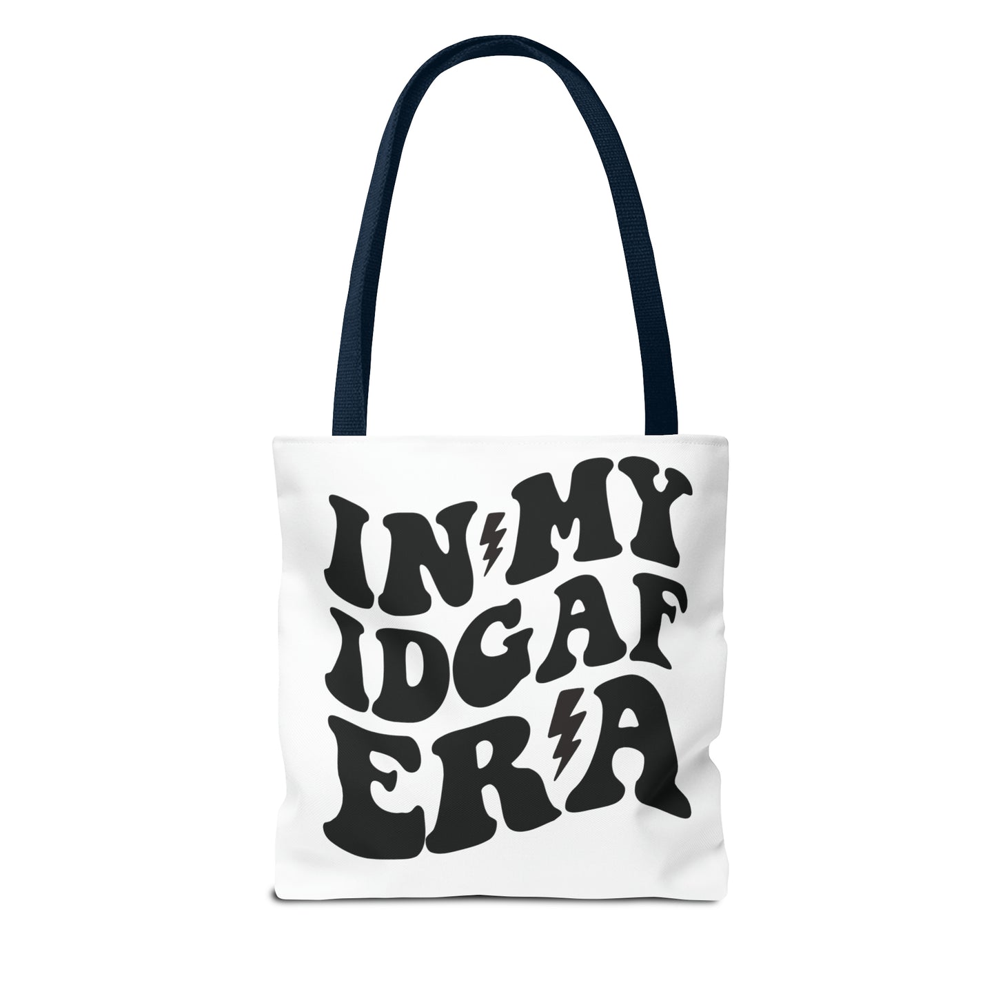 In my IDGAF era, Tote Bag (AOP)